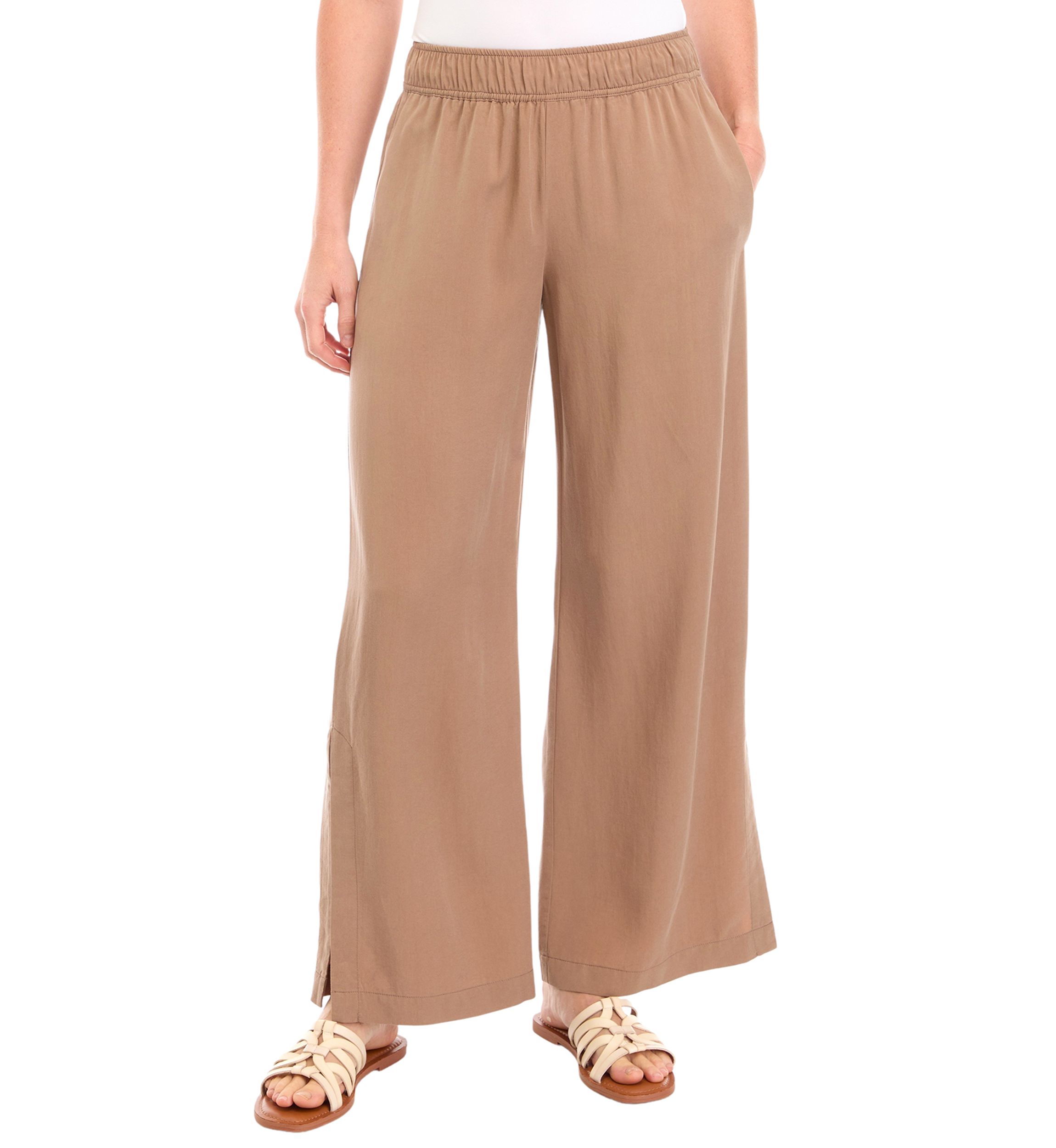 Womens Side Slit Pants