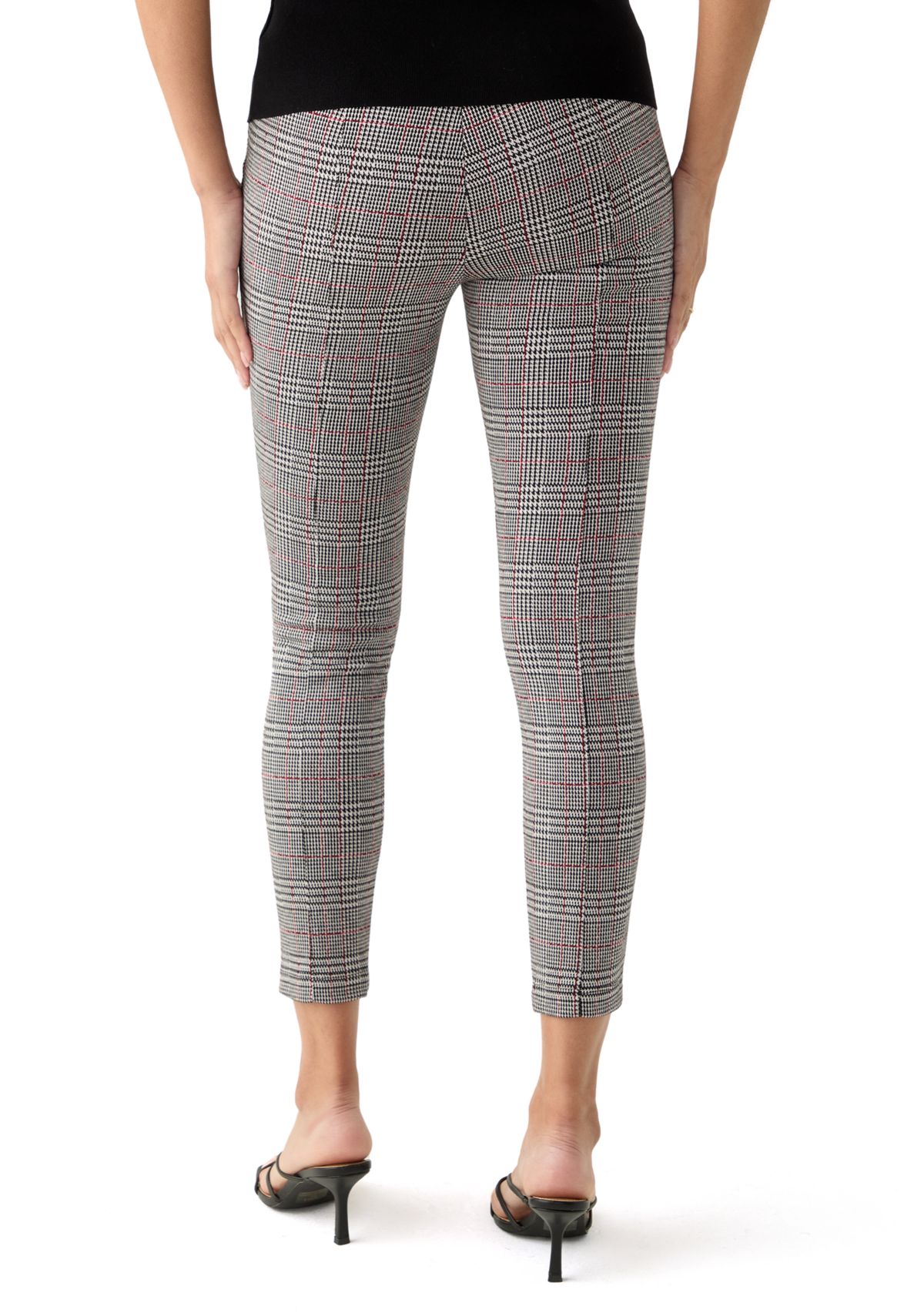 Womens Printed Pull On Panel Leggings