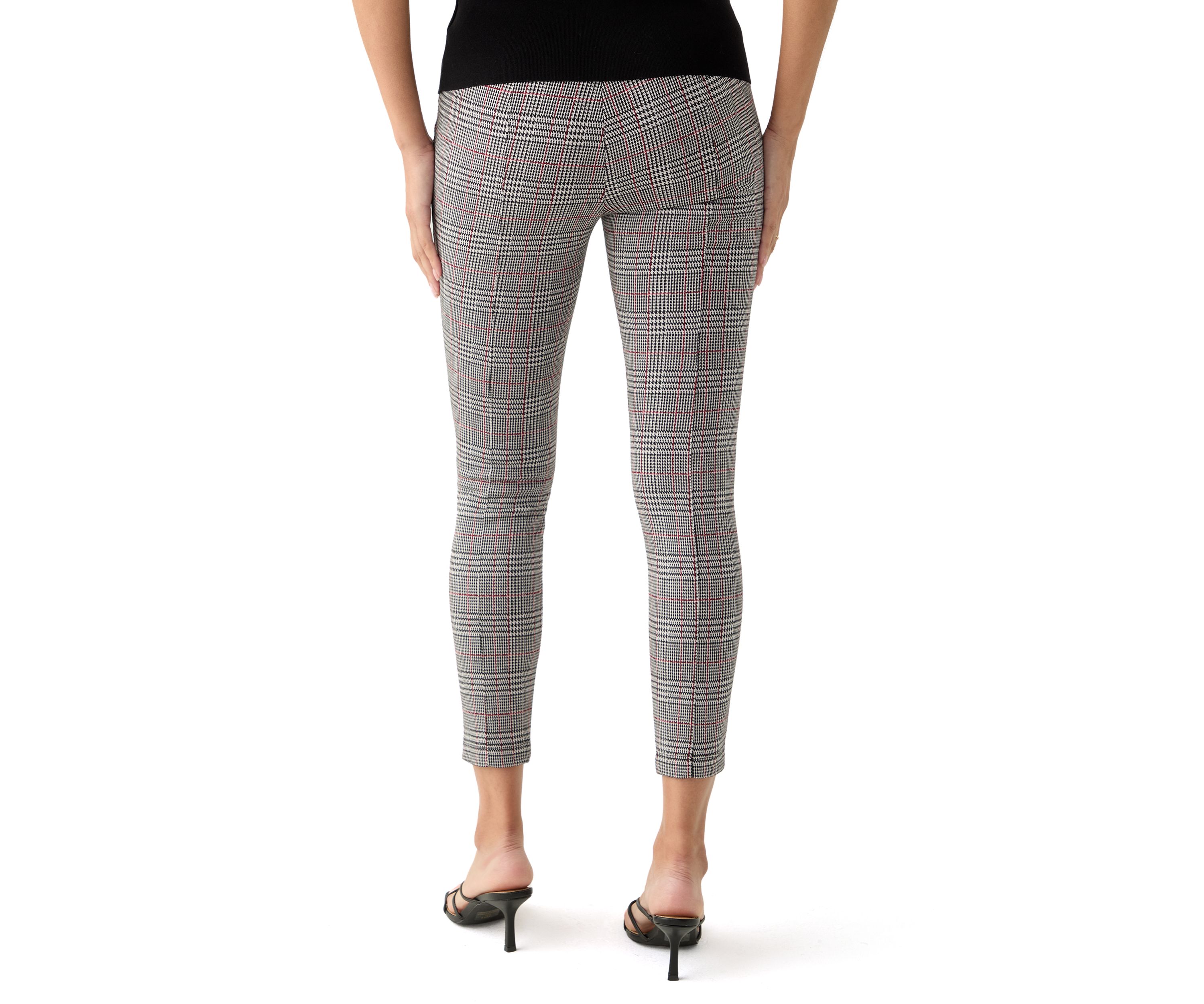 Womens Printed Pull On Panel Leggings