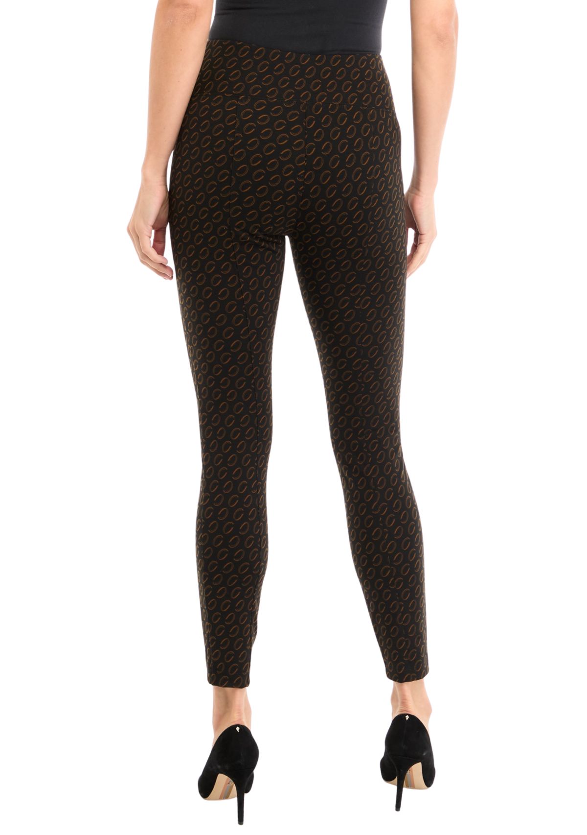 Womens Printed Panel Leggings