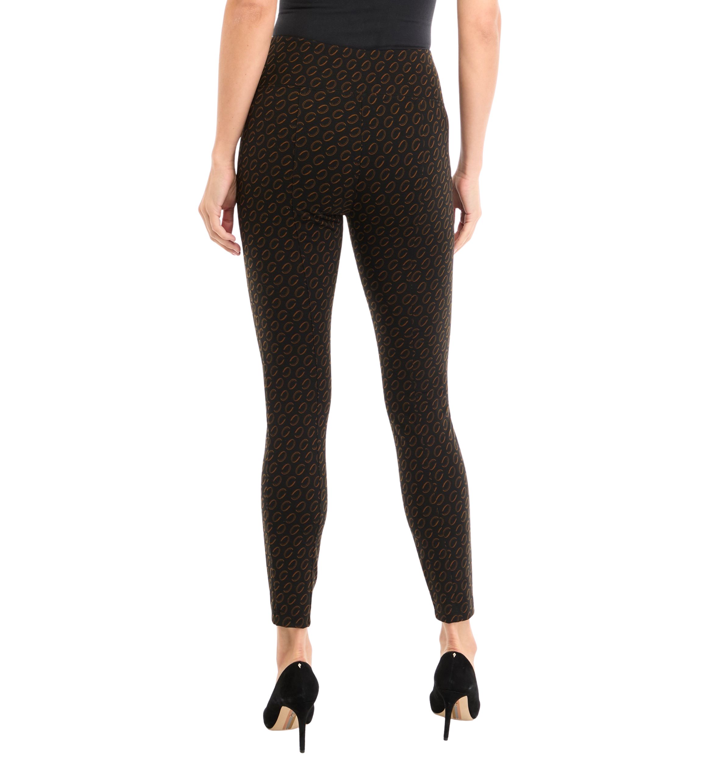 Womens Printed Panel Leggings
