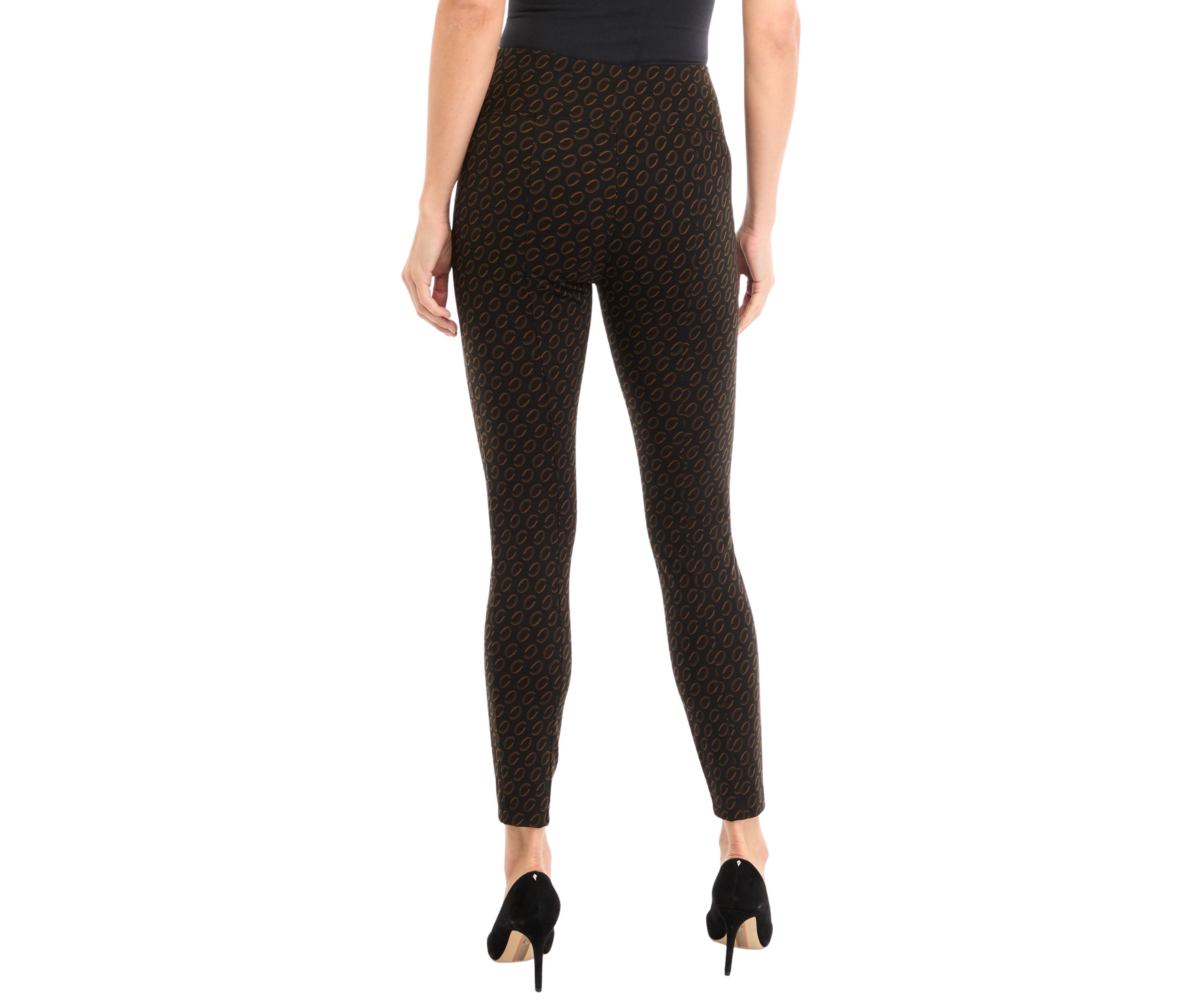 Womens Printed Panel Leggings