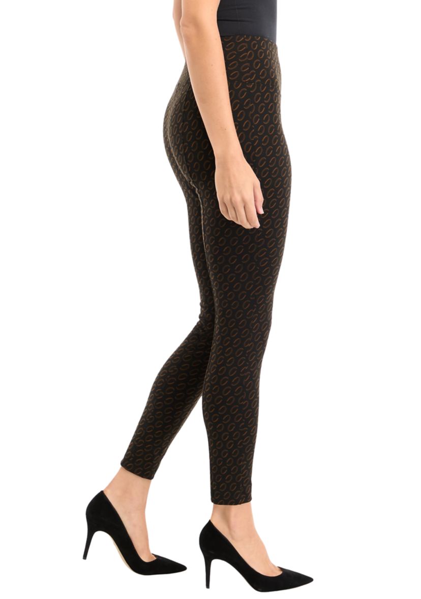 Womens Printed Panel Leggings