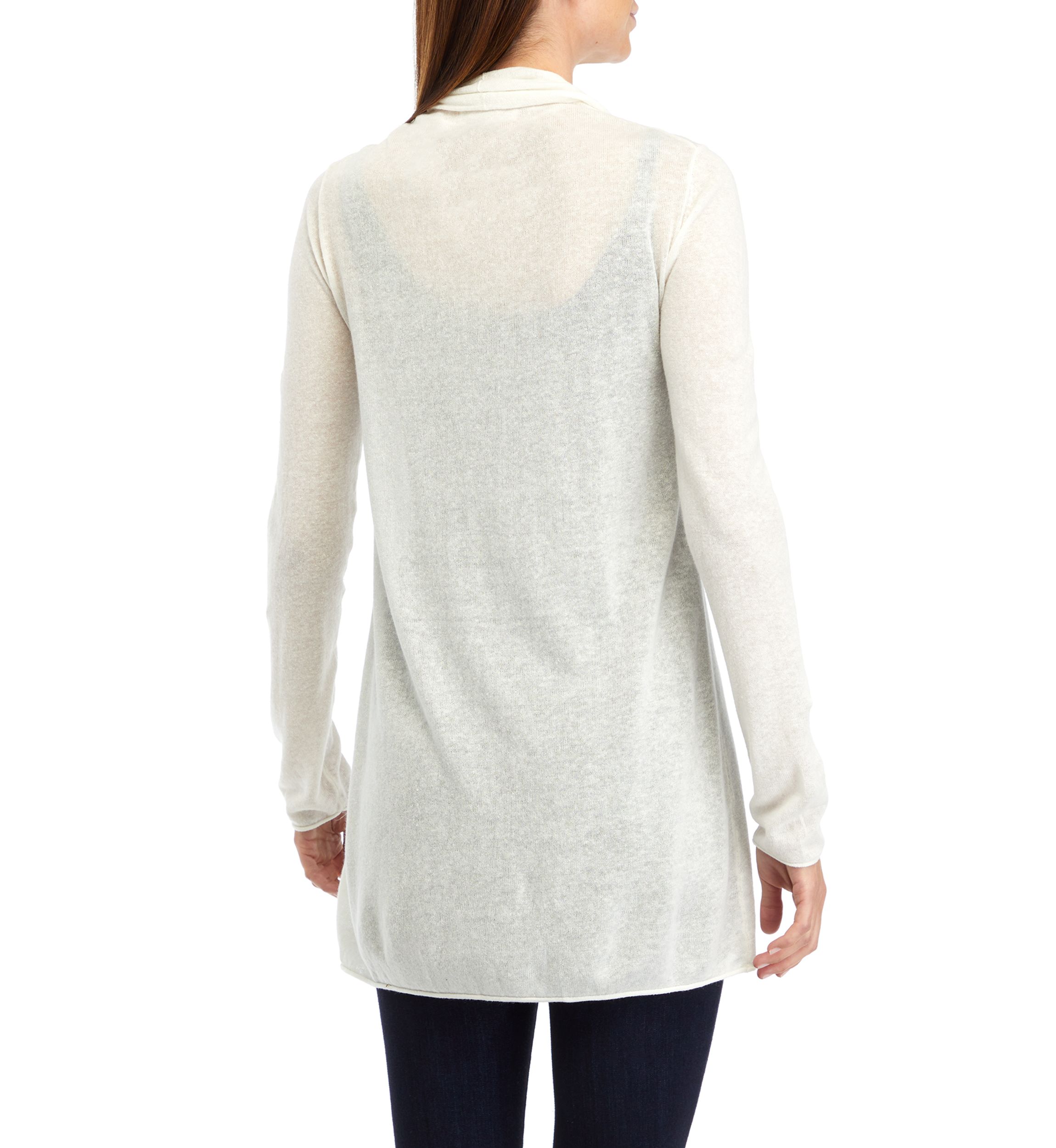Womens Long Sleeve Open Front Cardigan 