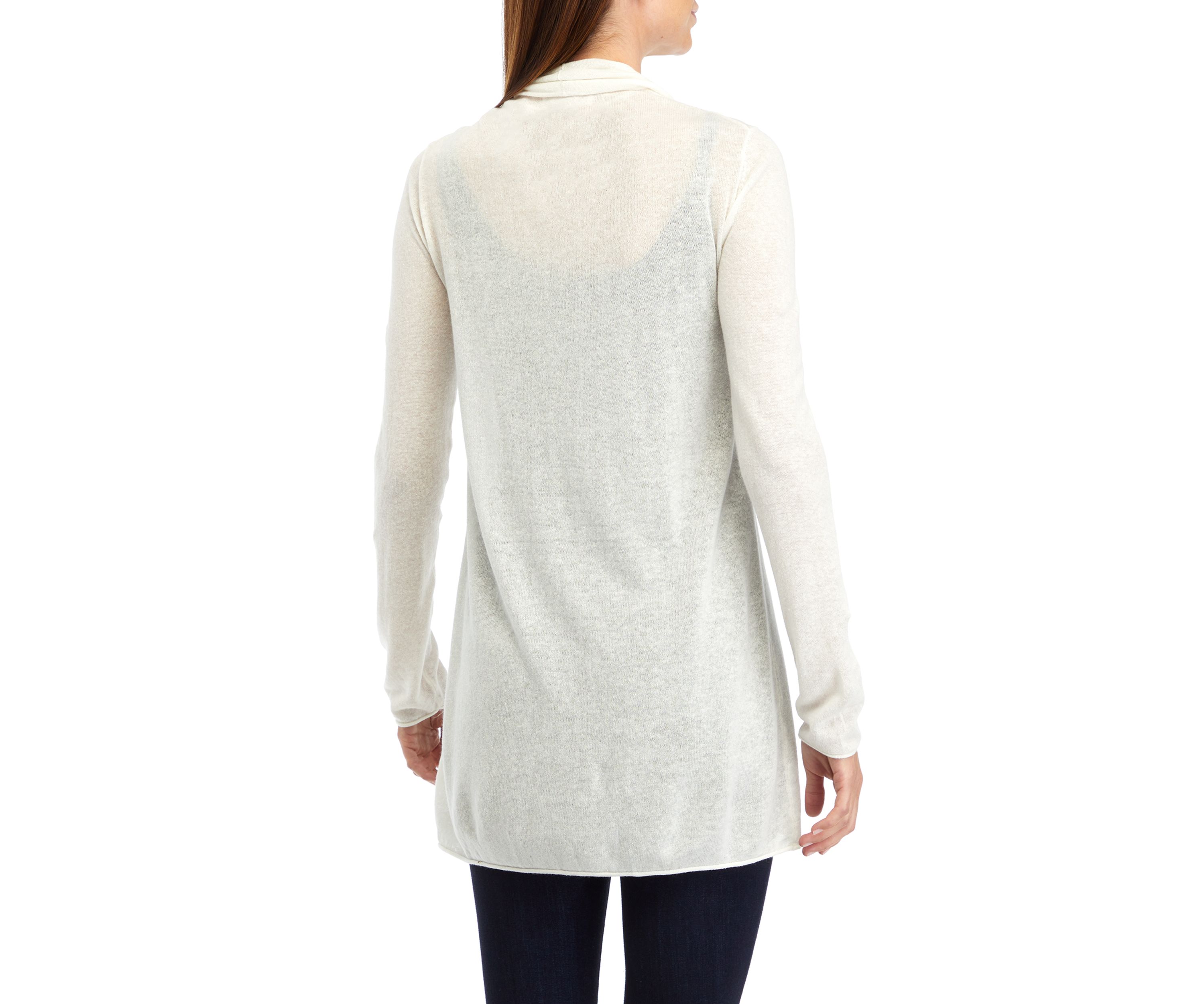Womens Long Sleeve Open Front Cardigan 
