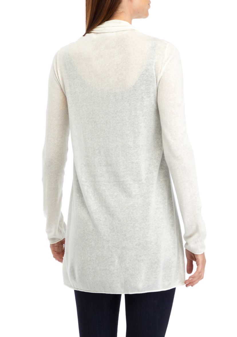 Womens Long Sleeve Open Front Cardigan 