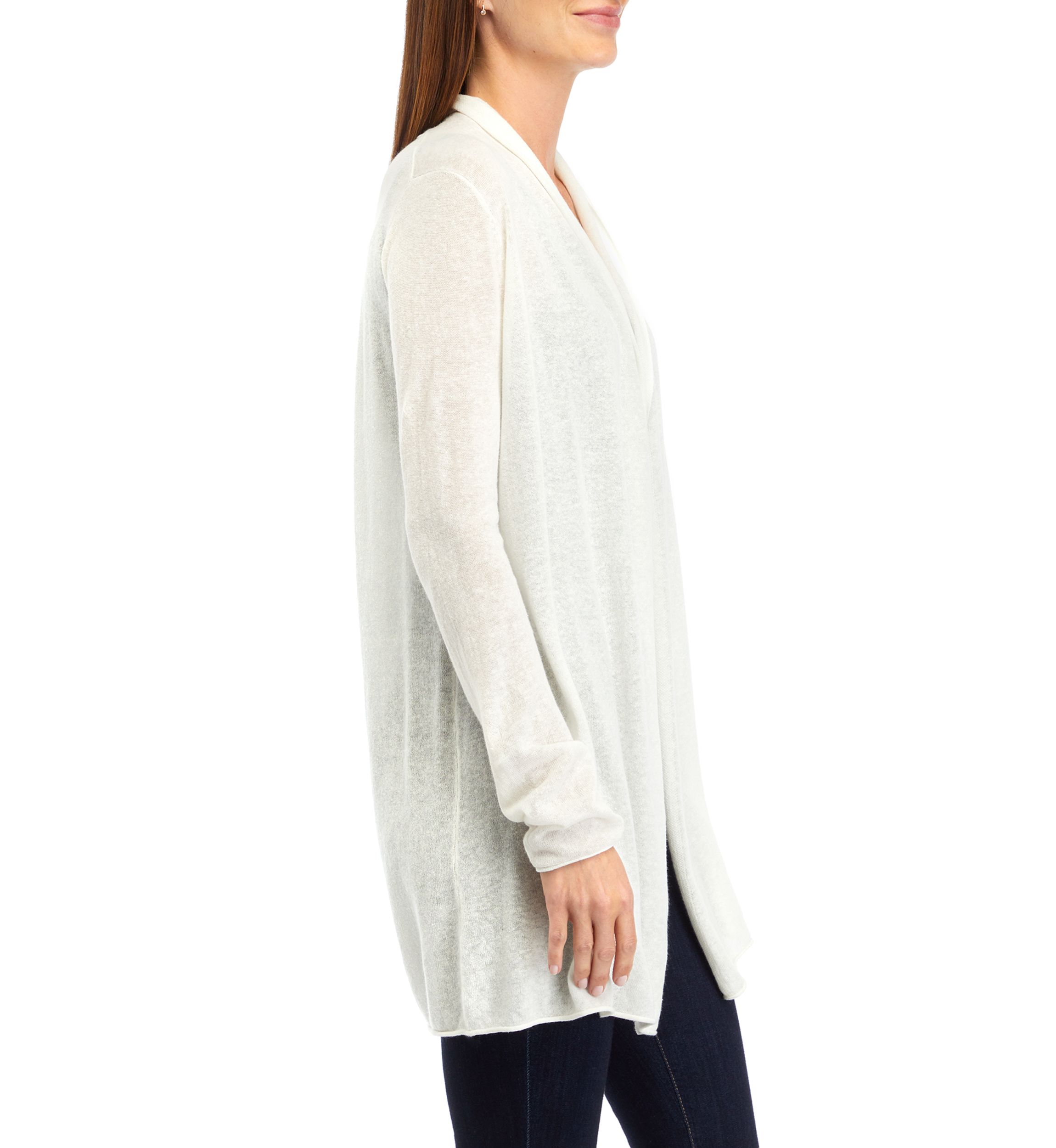 Womens Long Sleeve Open Front Cardigan 