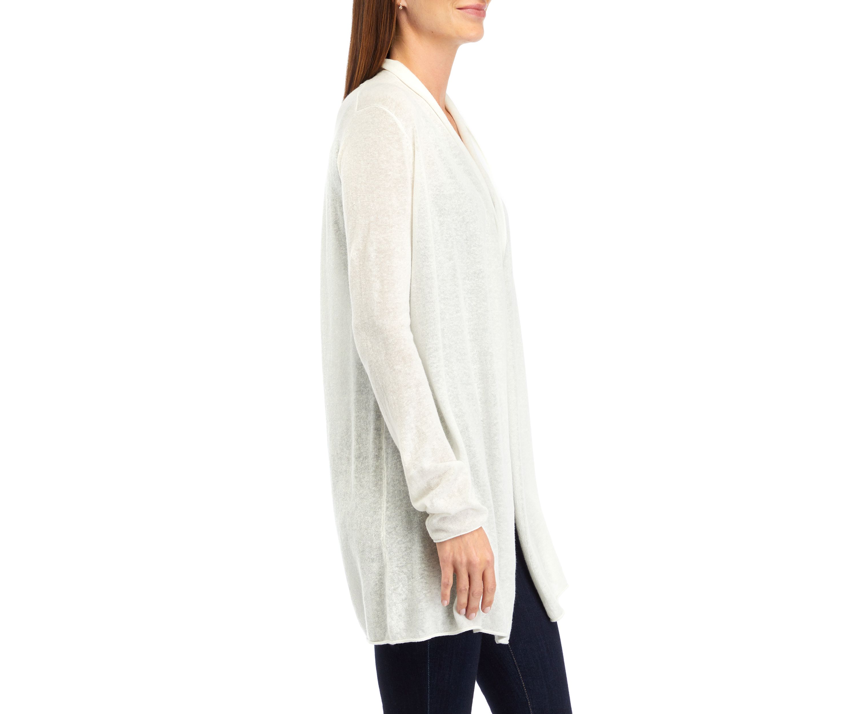 Womens Long Sleeve Open Front Cardigan 