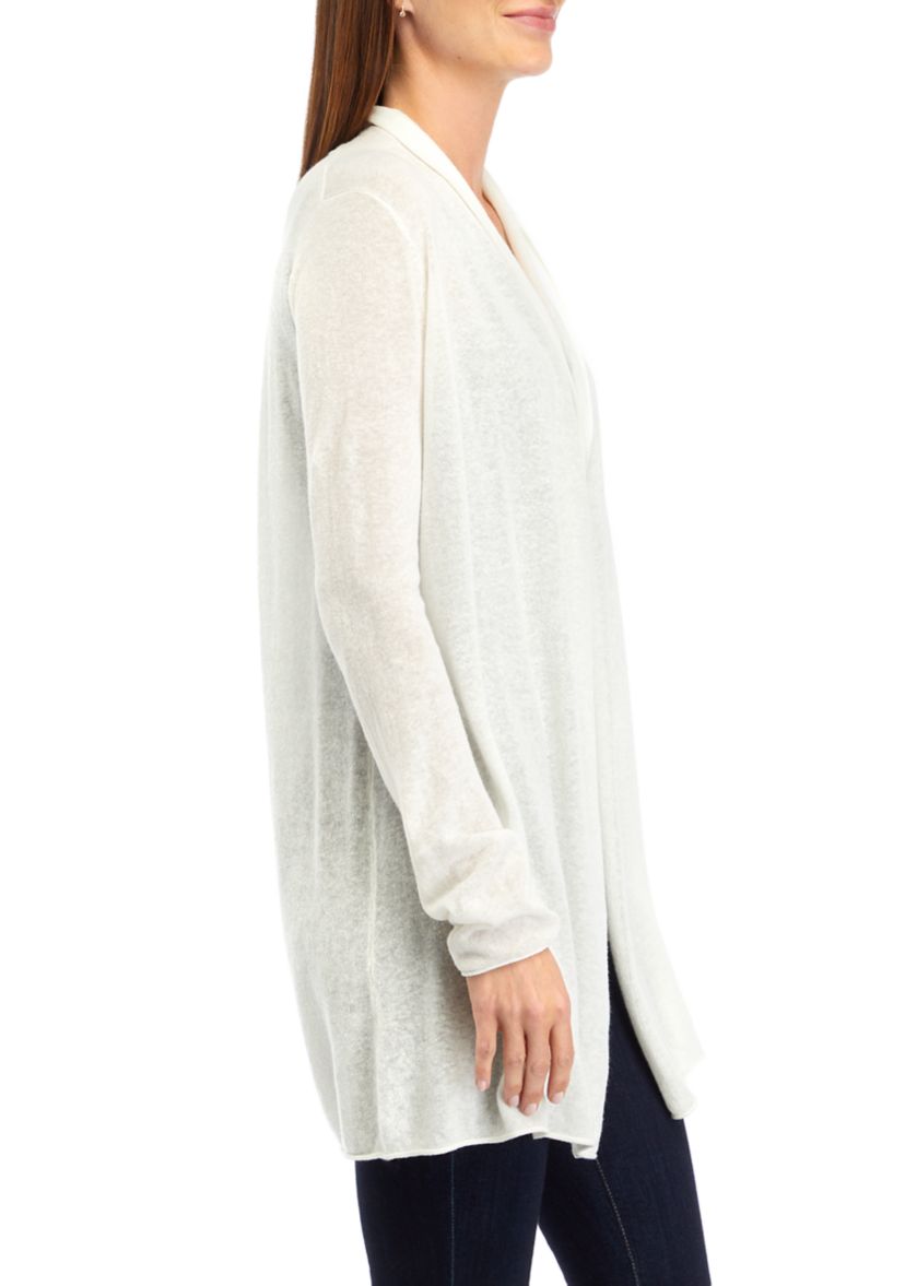 Womens Long Sleeve Open Front Cardigan 