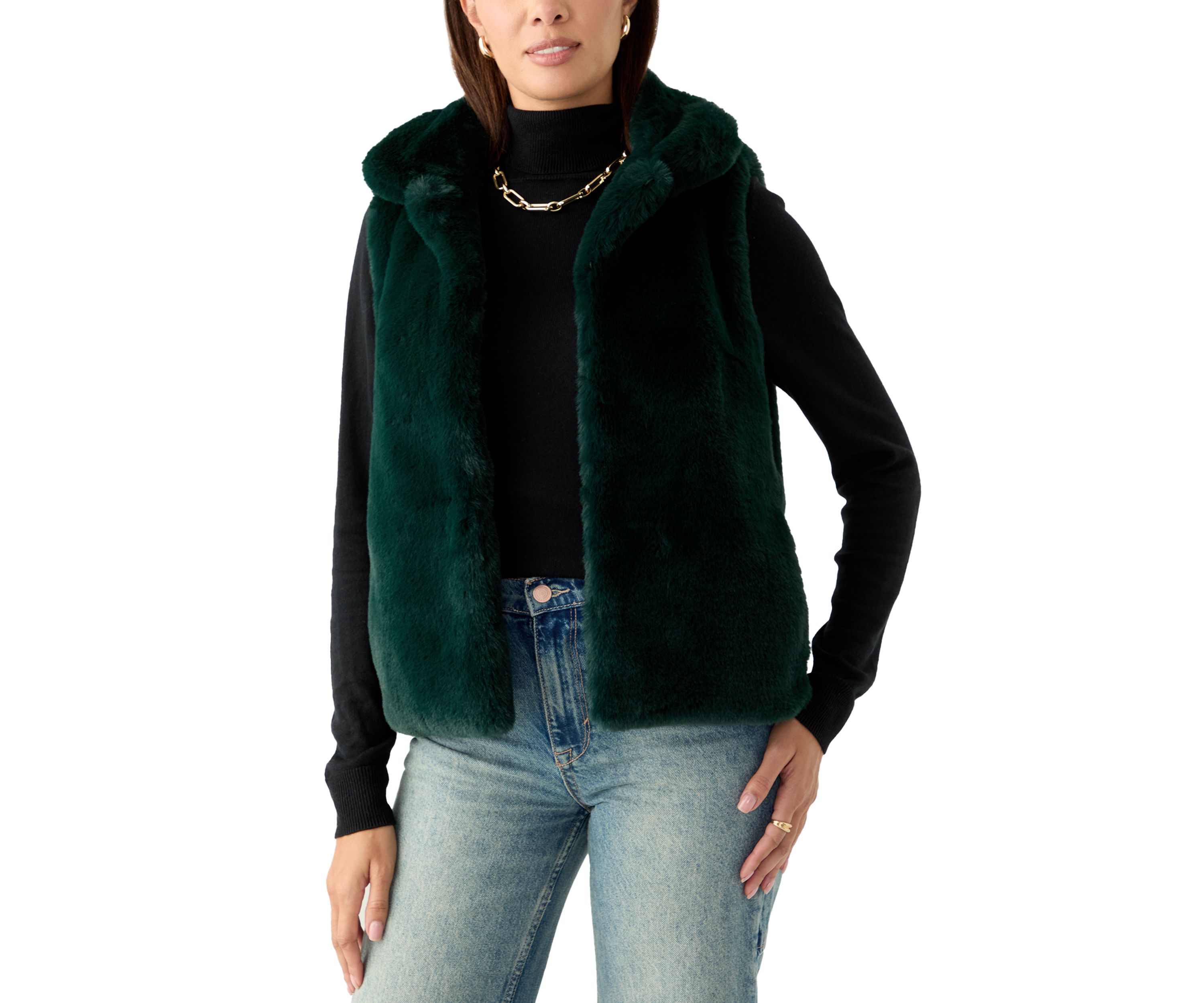 Womens Fur Vest 