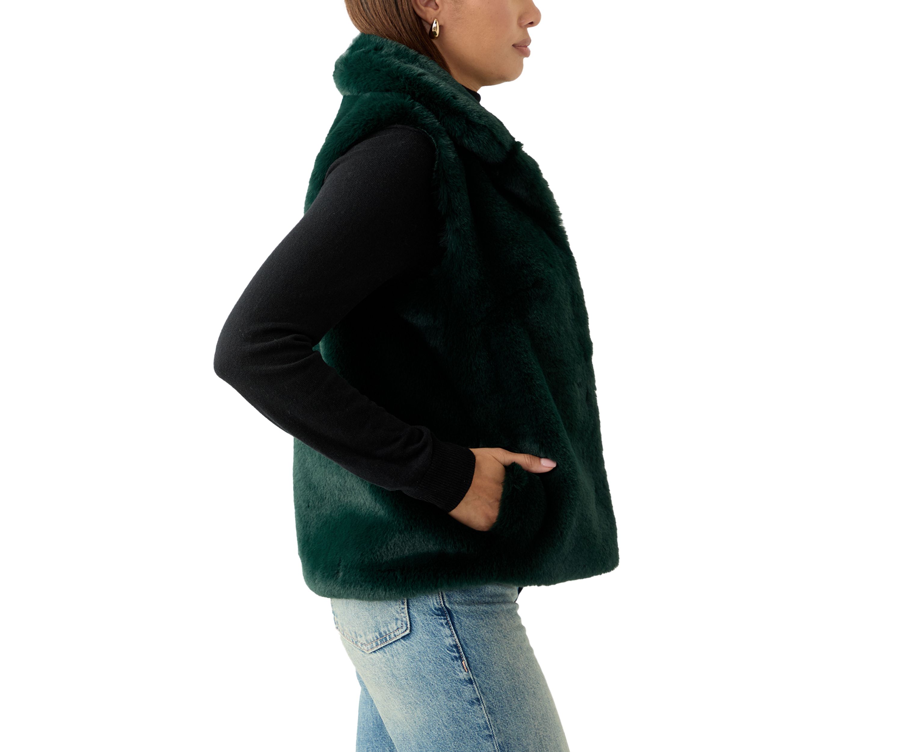 Womens Fur Vest 