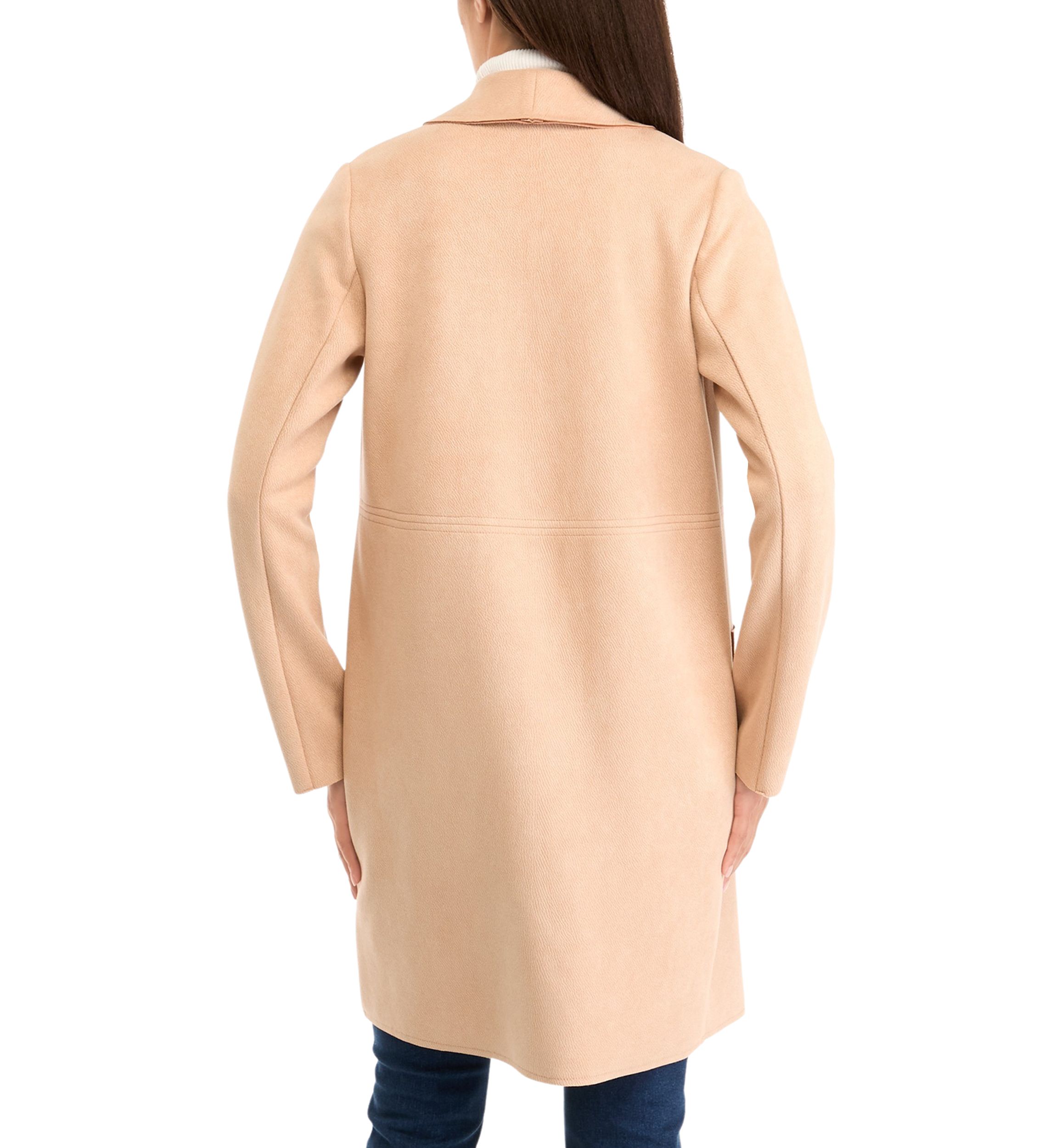 Womens Long Suede Jacket