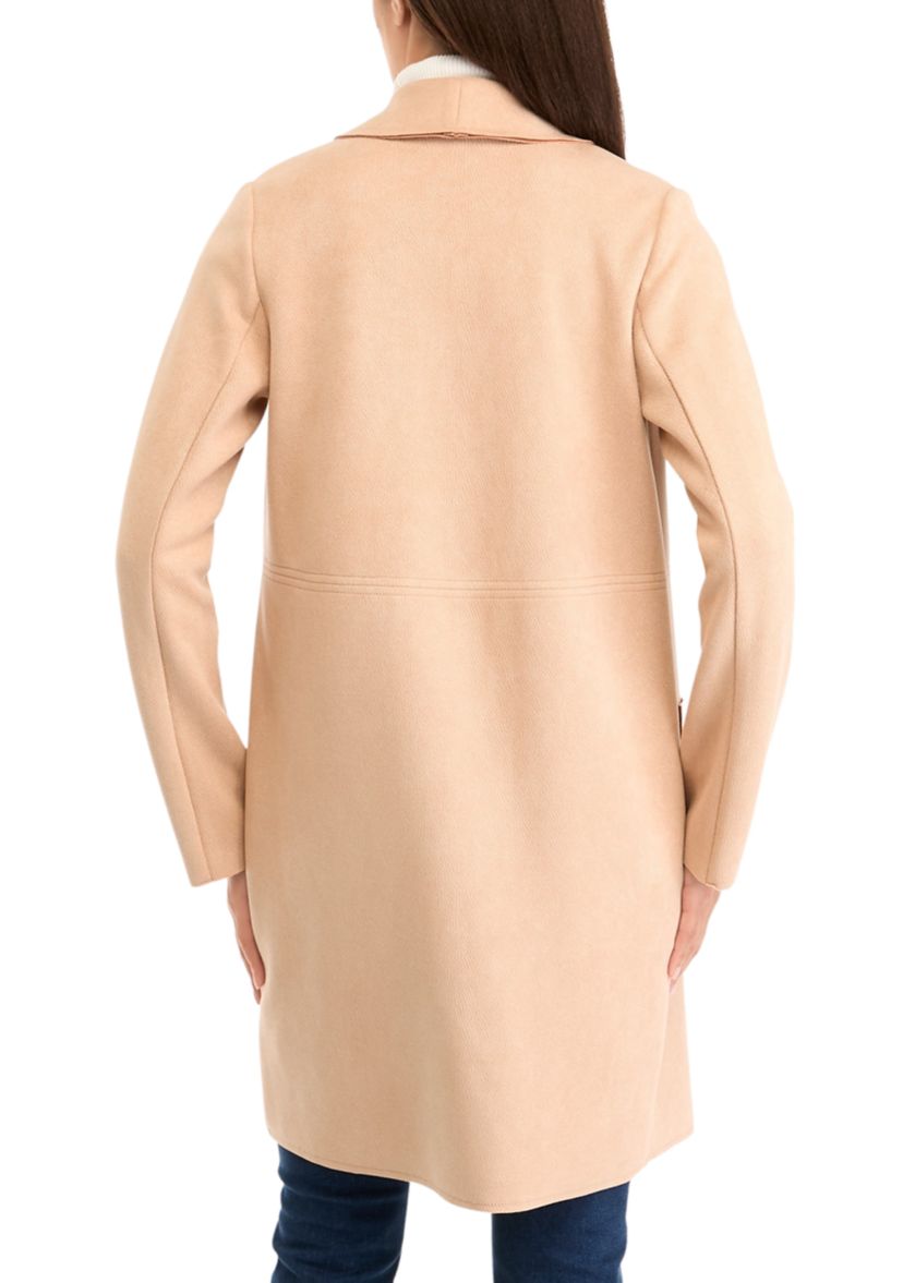 Womens Long Suede Jacket