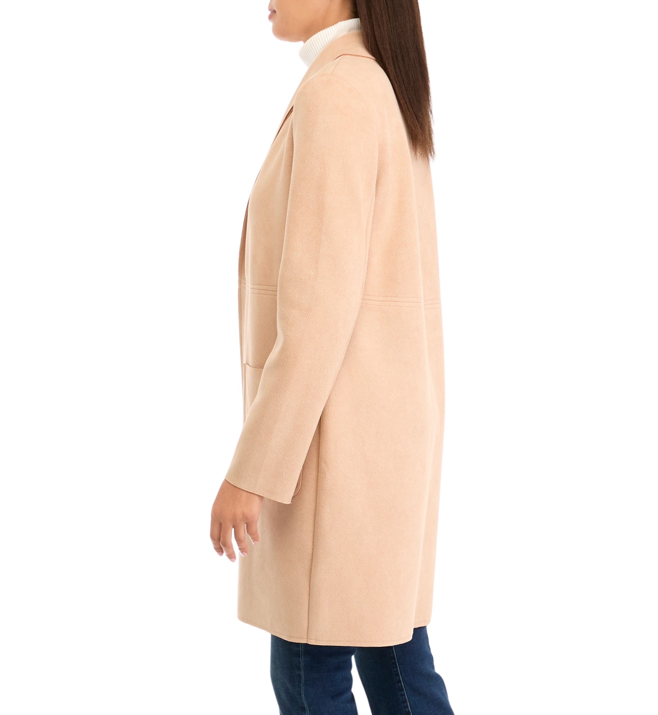 Womens Long Suede Jacket