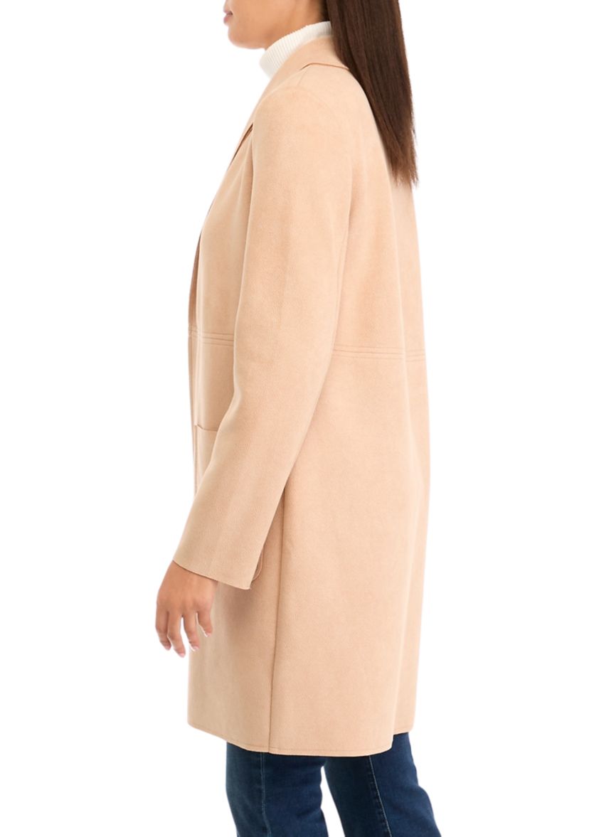 Womens Long Suede Jacket