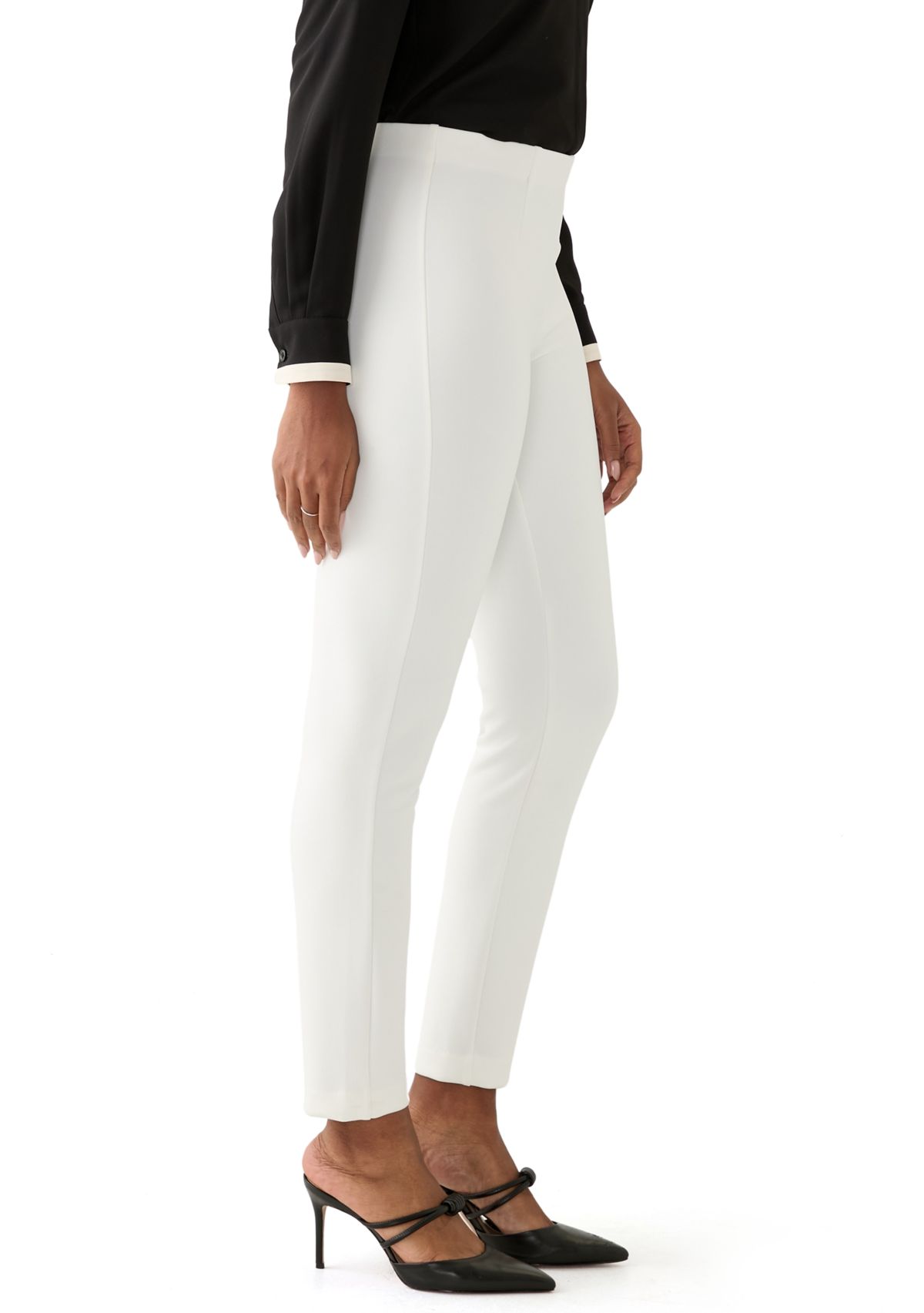 Womens Pull On Wide Leg Pants