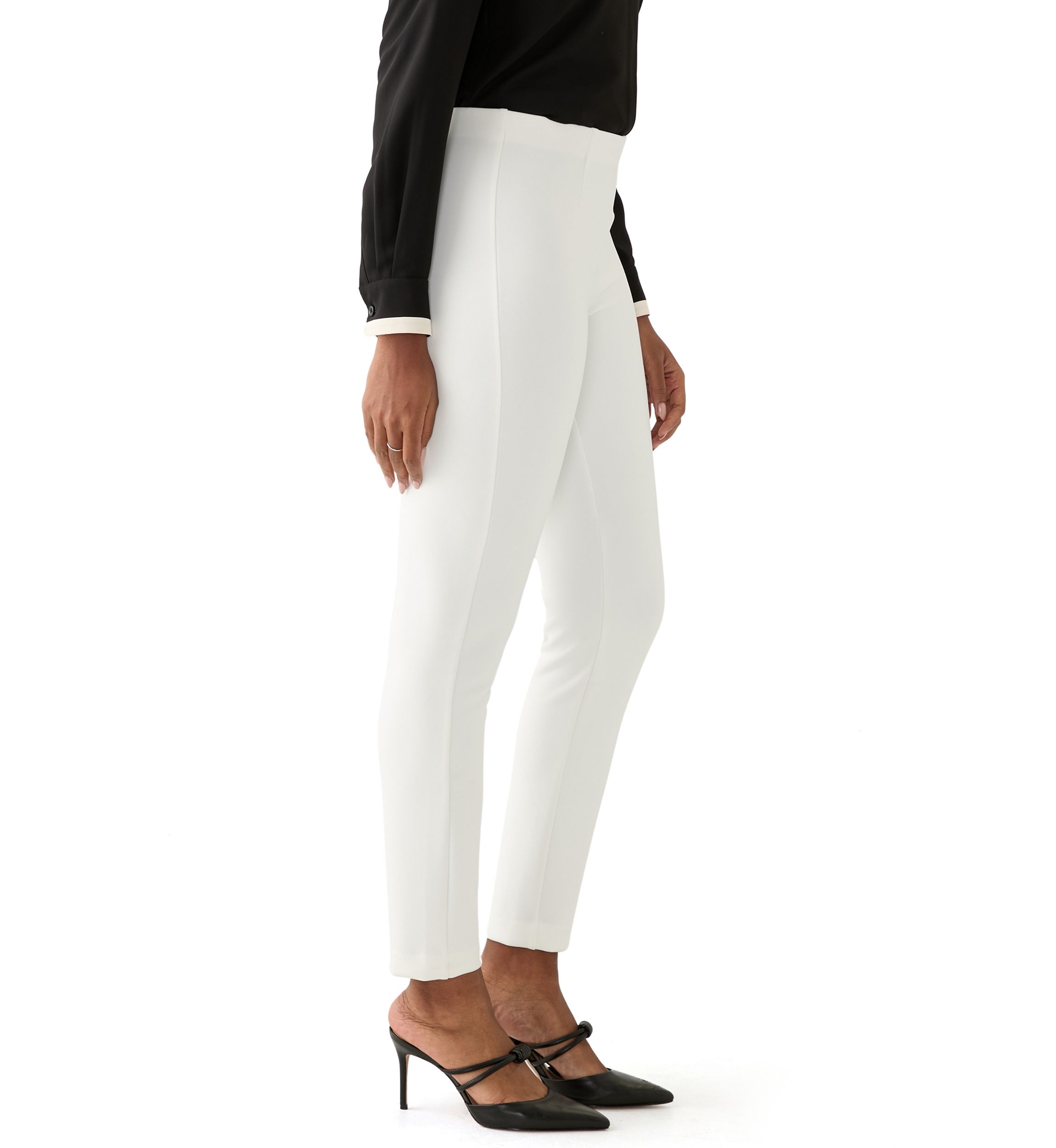 Womens Pull On Wide Leg Pants