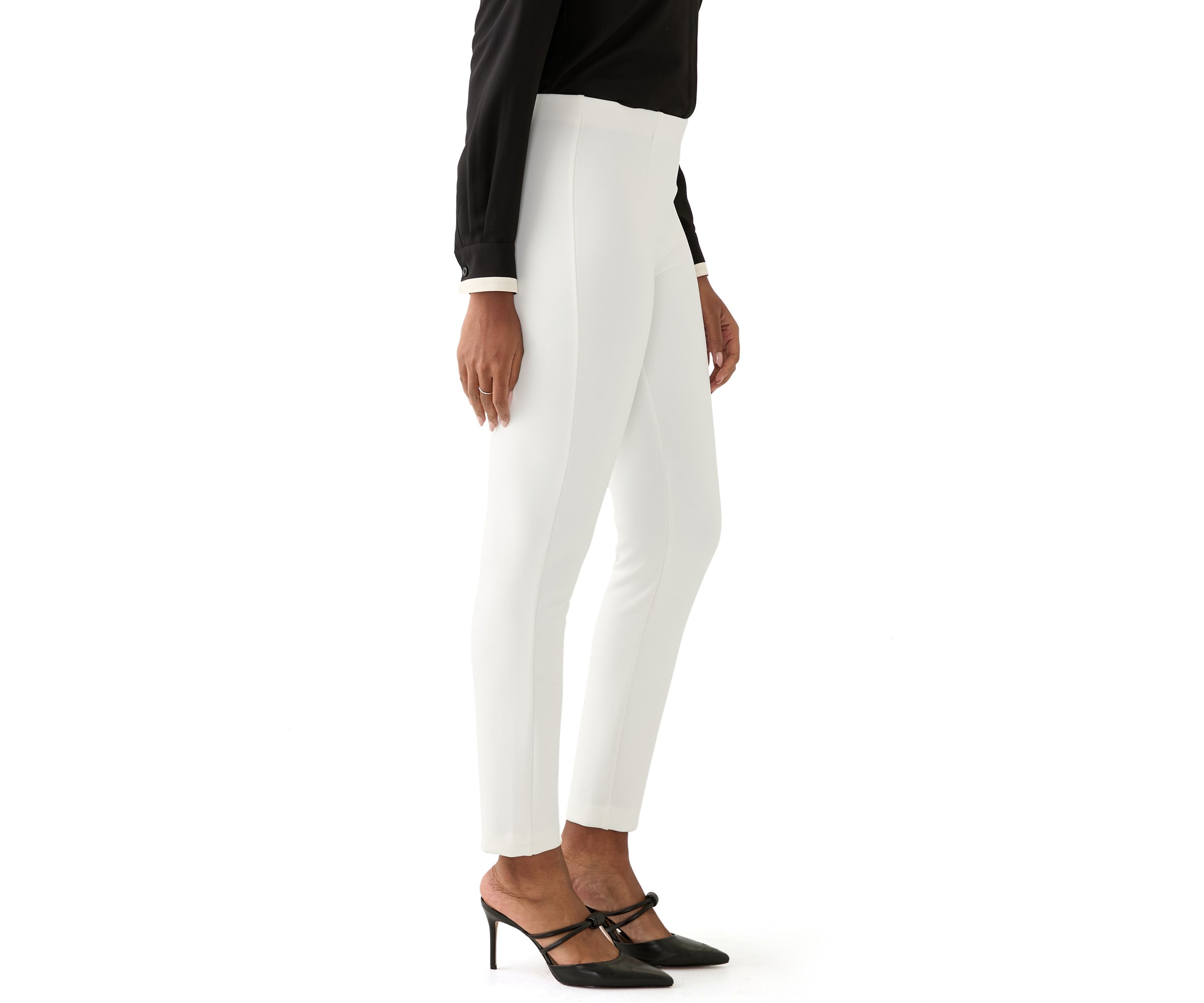 Womens Pull On Wide Leg Pants