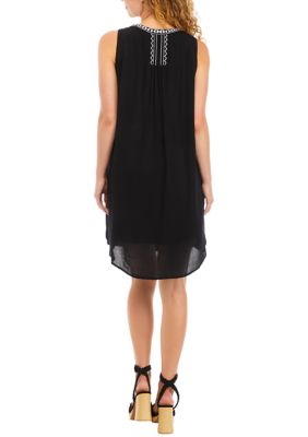 ZELOS Sleeveless Color Block Tennis Dress