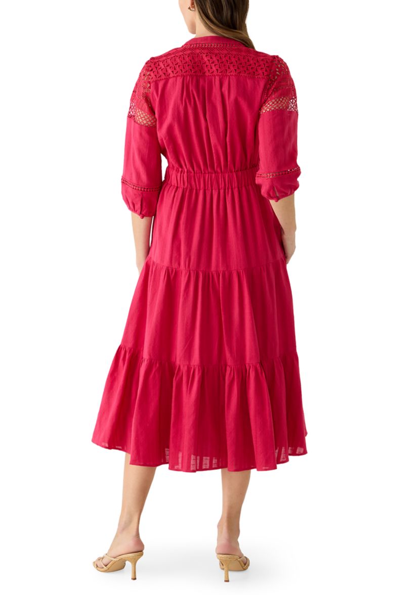 Philosophy Women's Short Sleeve Tiered Peasant Dress | Belk