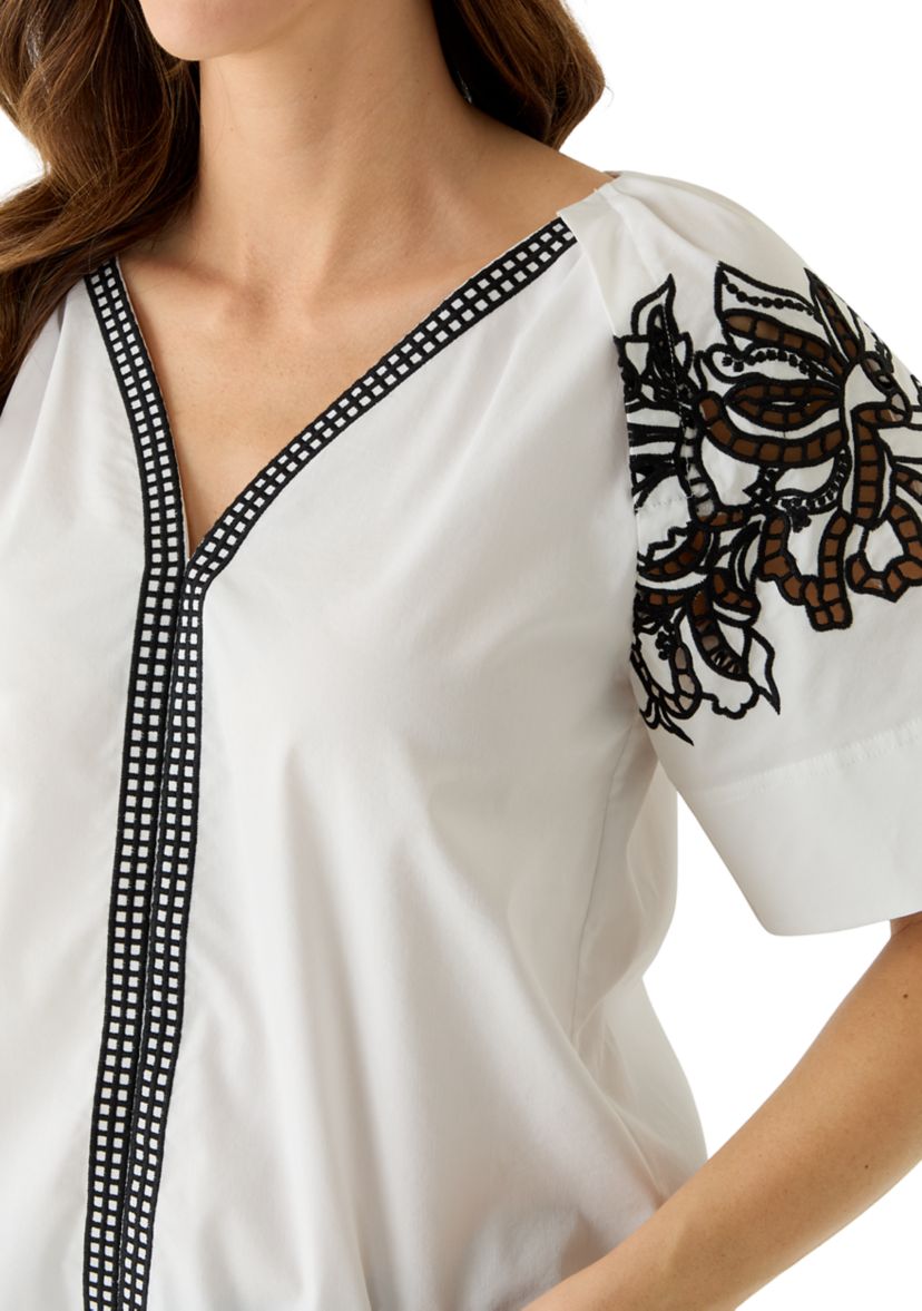 PHILOSOPHY BY REPUBLIC Women's Dolman Sleeve Embroidered Blouse | Belk