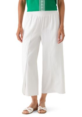 PHILOSOPHY BY REPUBLIC Women's Wide Leg Slit Front Linen Pants