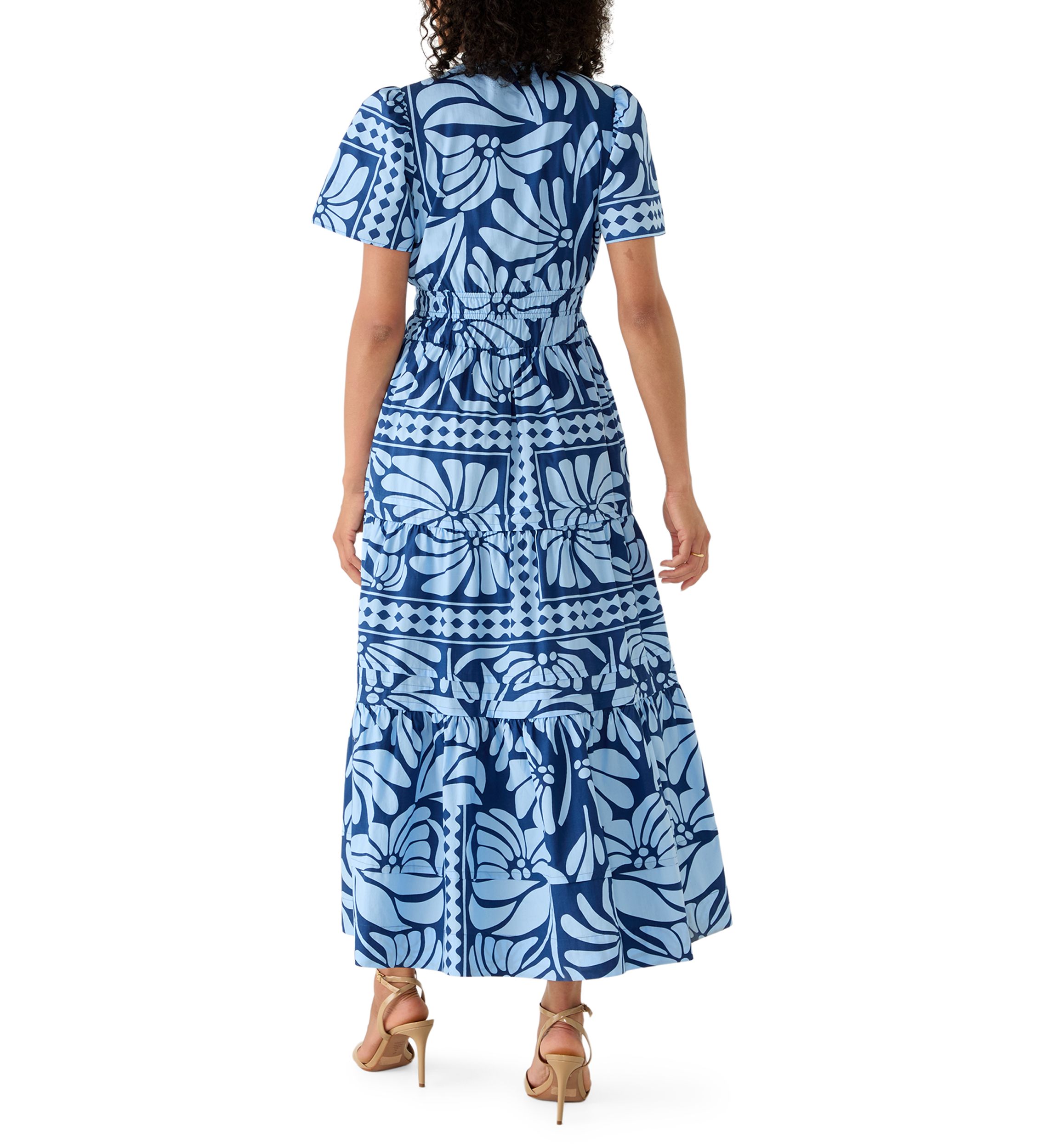bronx and banco jasmine maxi dress Bronx And Banco Venice Jasmin Floral Appliqué Maxi Dress