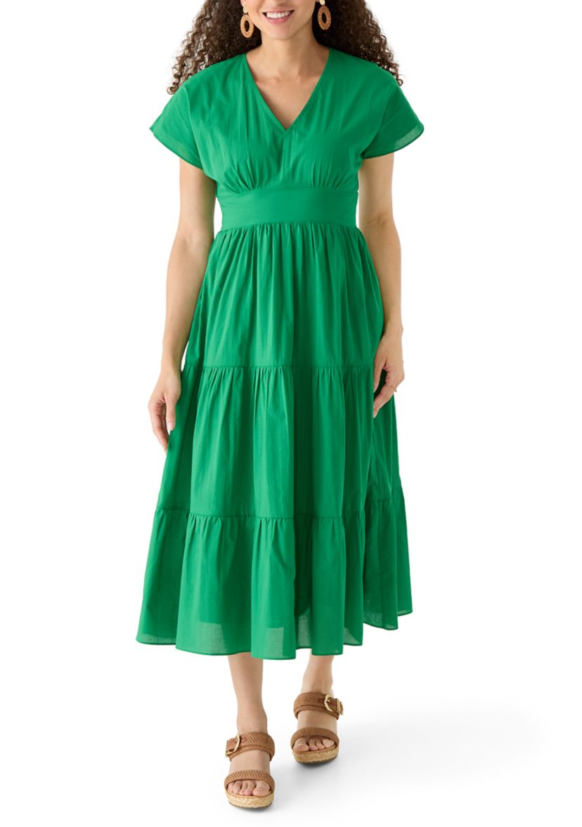Philosophy Petite Tiered Midi Dress | Belk