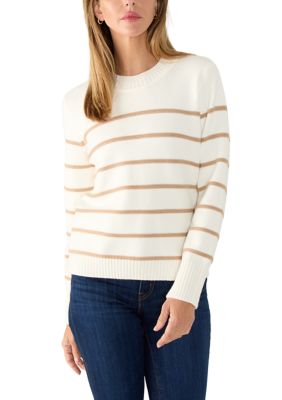 Philosophy For The Republic Women's Long Sleeve Striped Crew Neck Pullover