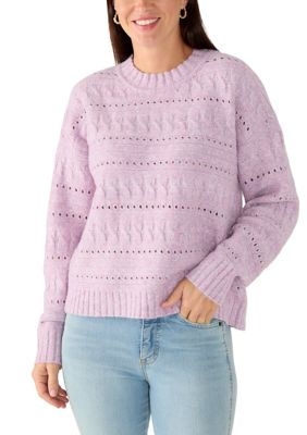 PHILOSOPHY BY REPUBLIC Women's Turtleneck Knit Patterned Sweater