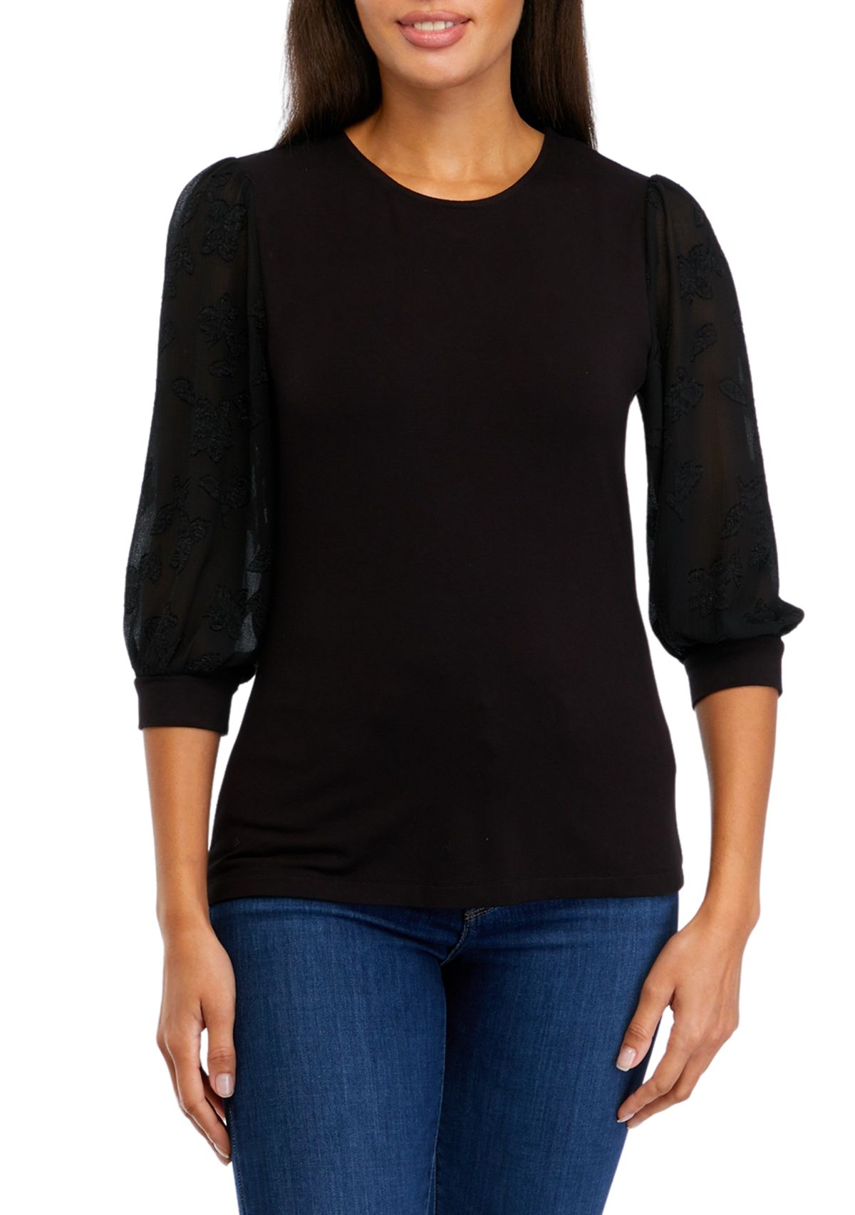 Womens Blouson Sleeve Top 