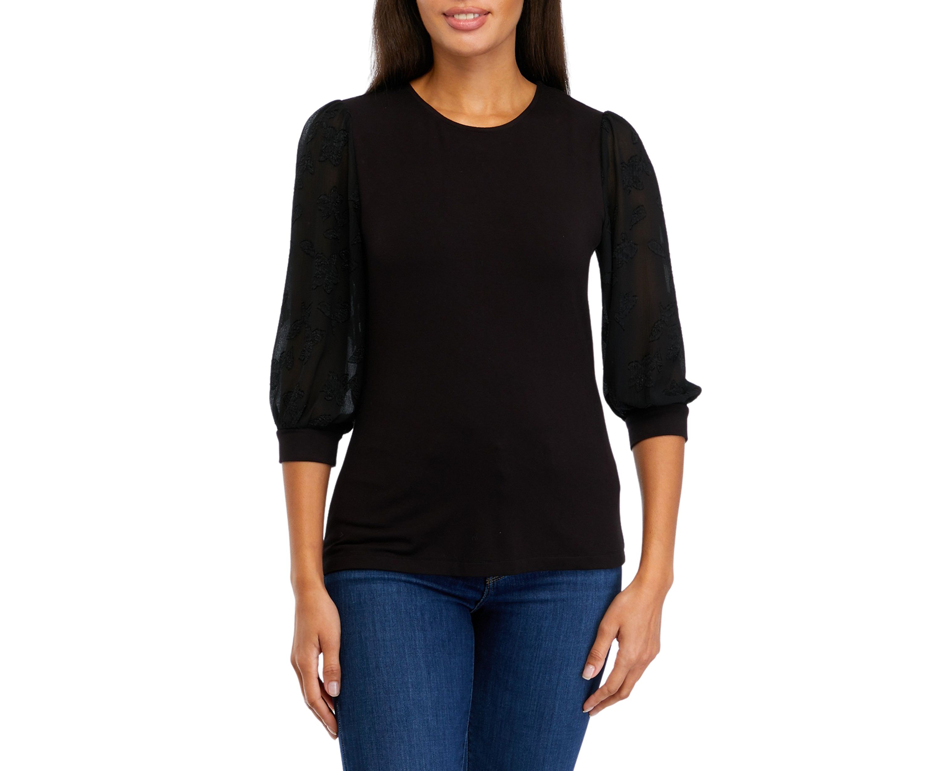 Womens Blouson Sleeve Top 