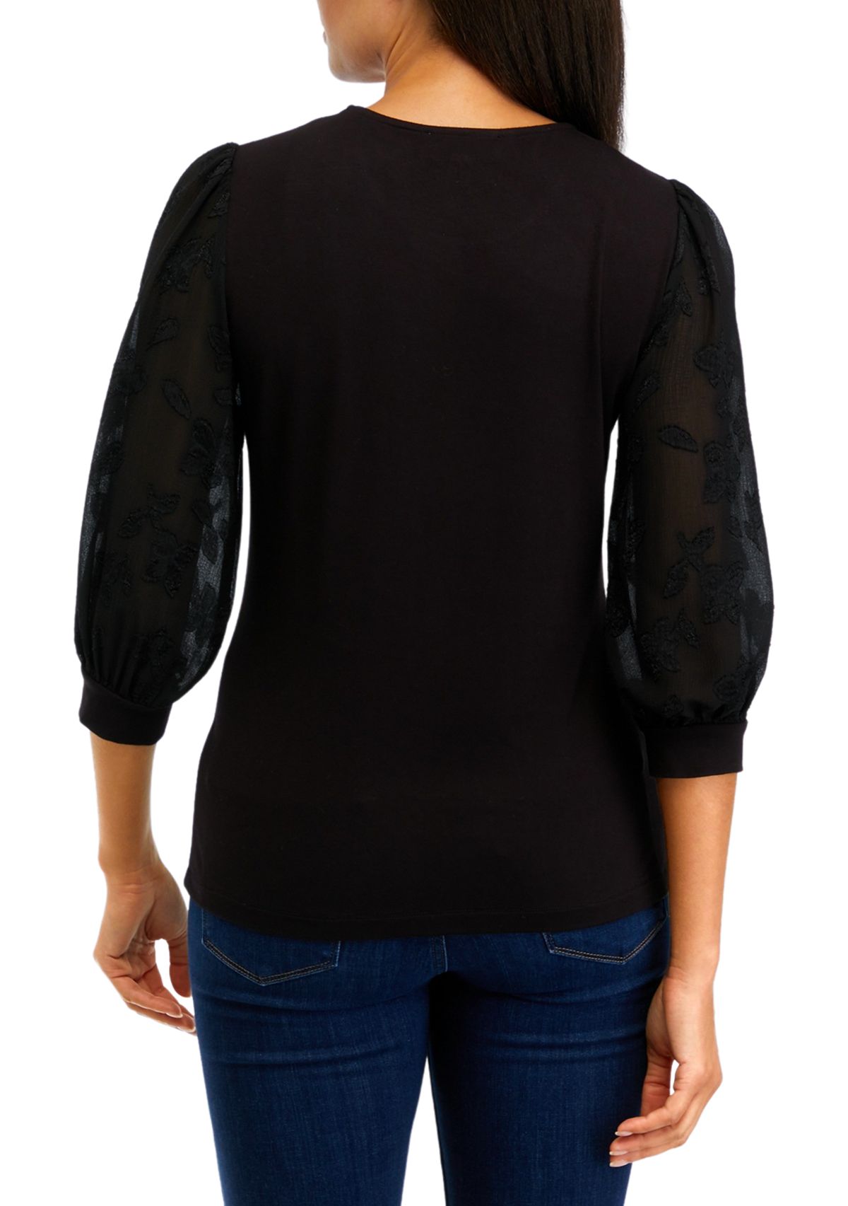 Womens Blouson Sleeve Top 