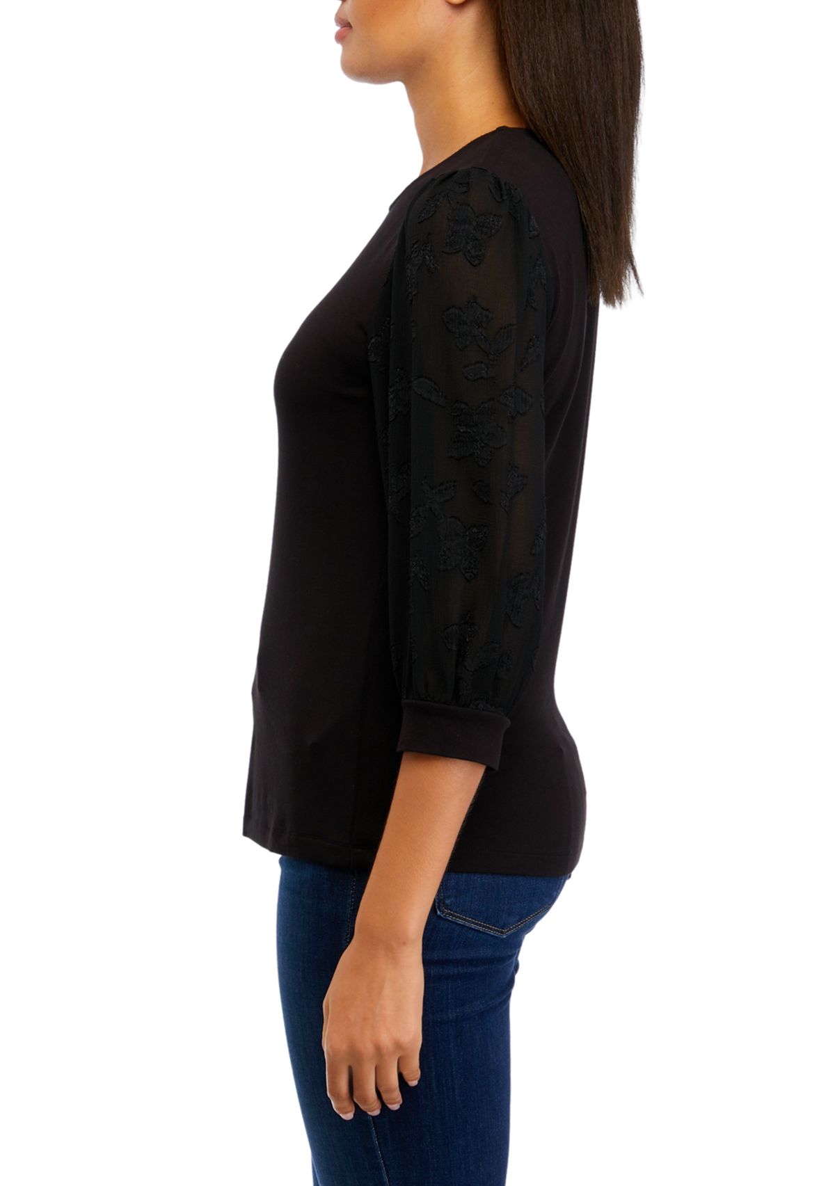 Womens Blouson Sleeve Top 