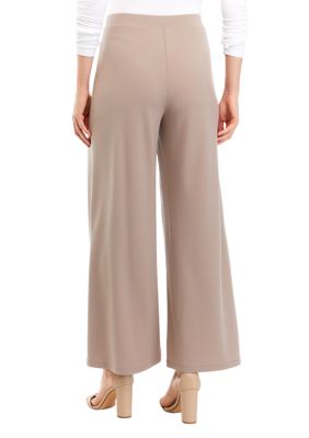 Women's Pull On Pleated Wide Leg Pants