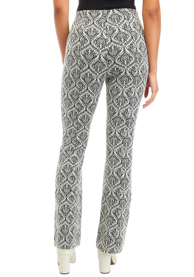 Womens Printed Flare Pants