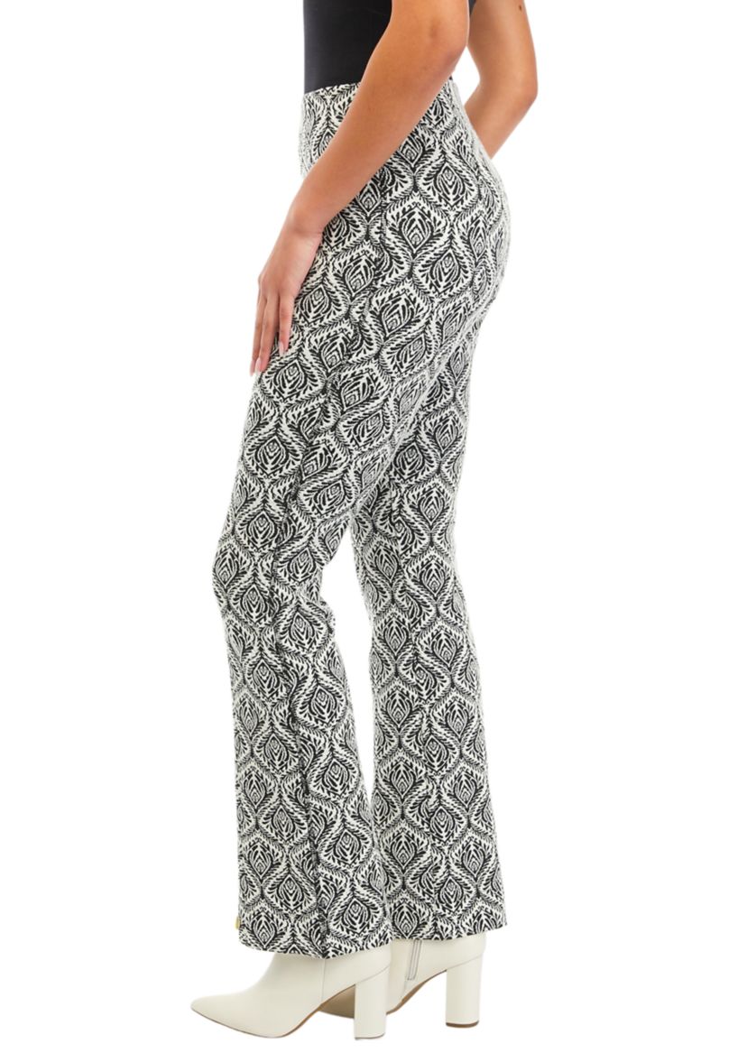 Womens Printed Flare Pants