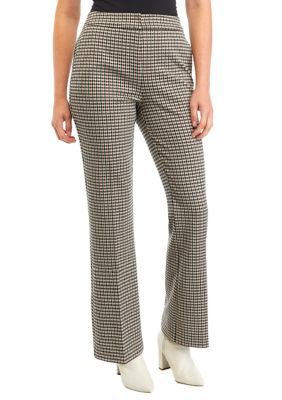 Women's Houndstooth Flare Pants