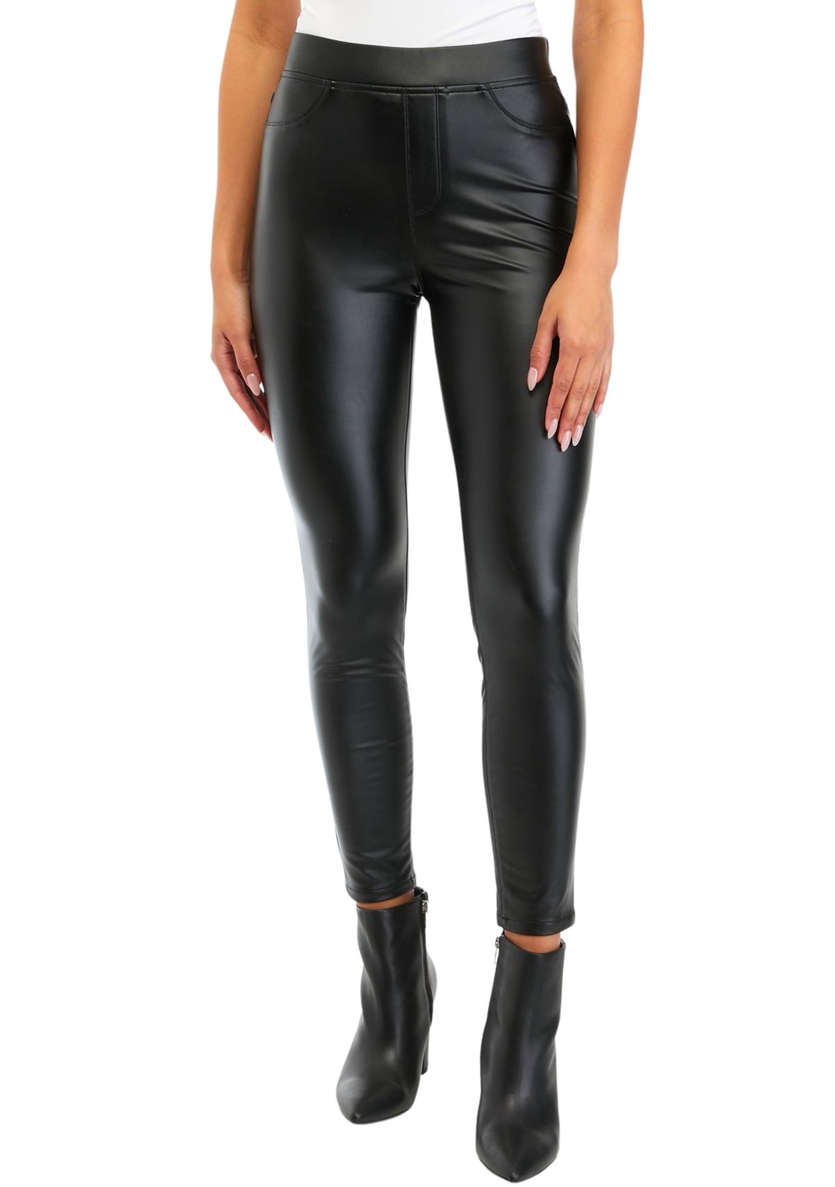 Womens Vegan Leather Pants