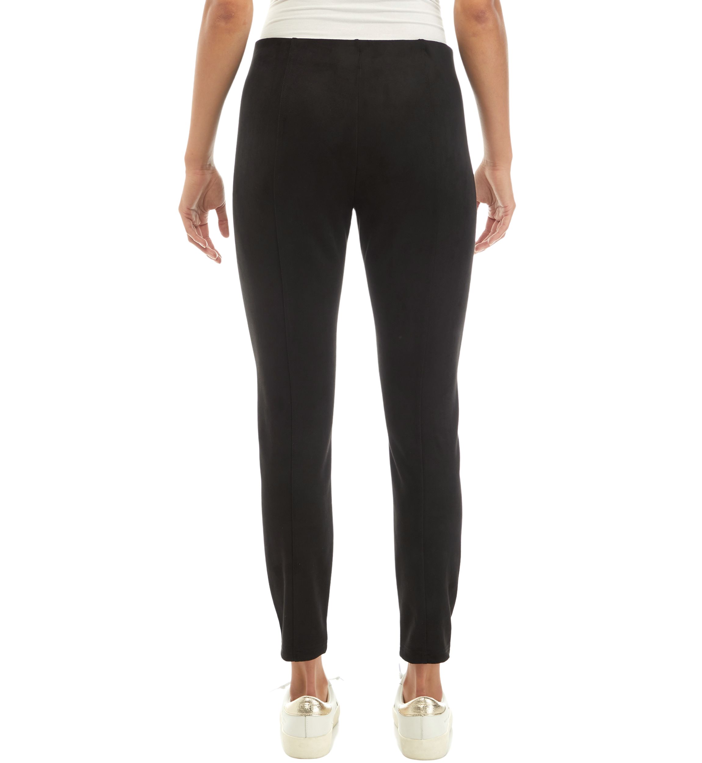 Womens Vegan Suede Leggings