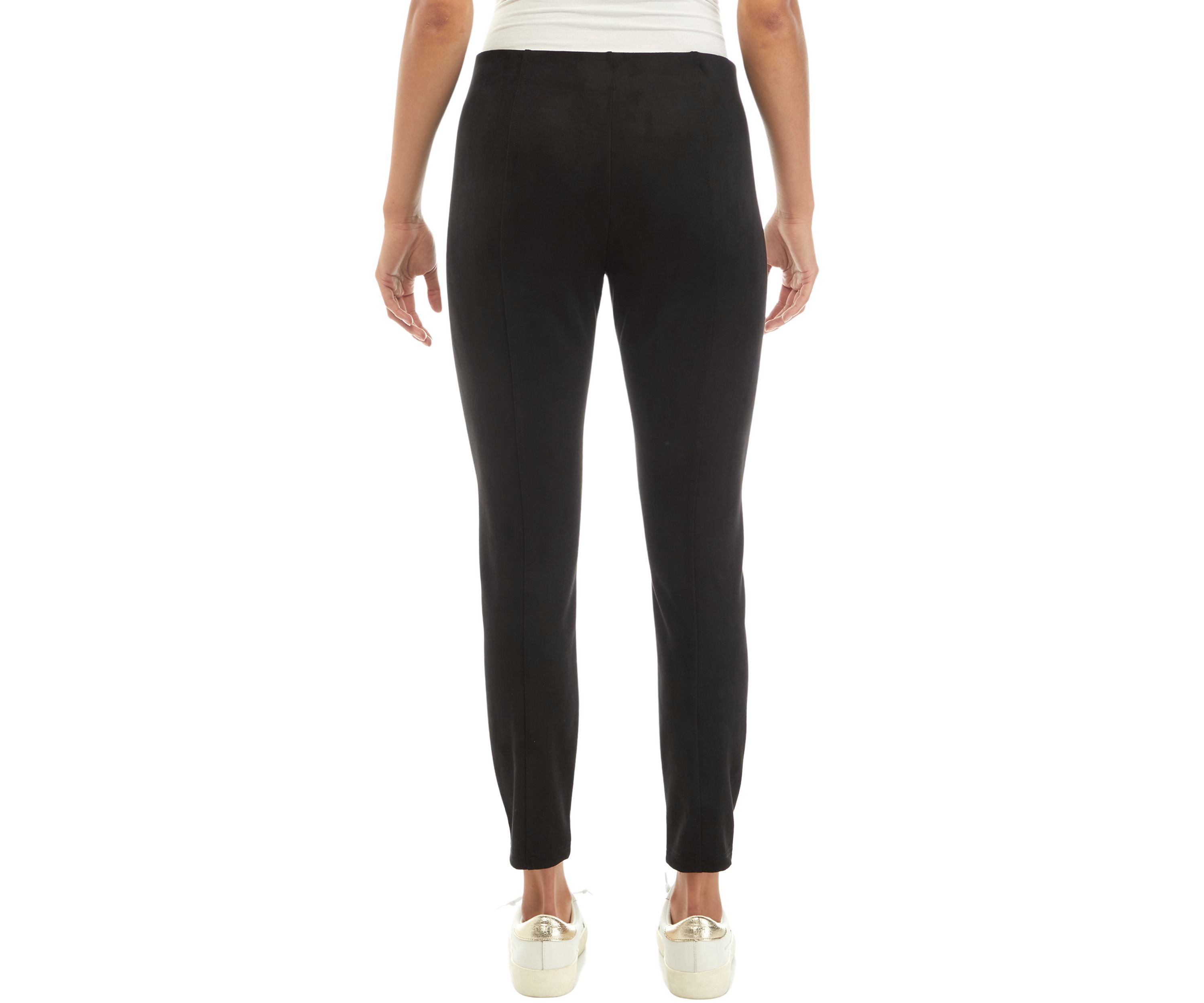 Womens Vegan Suede Leggings