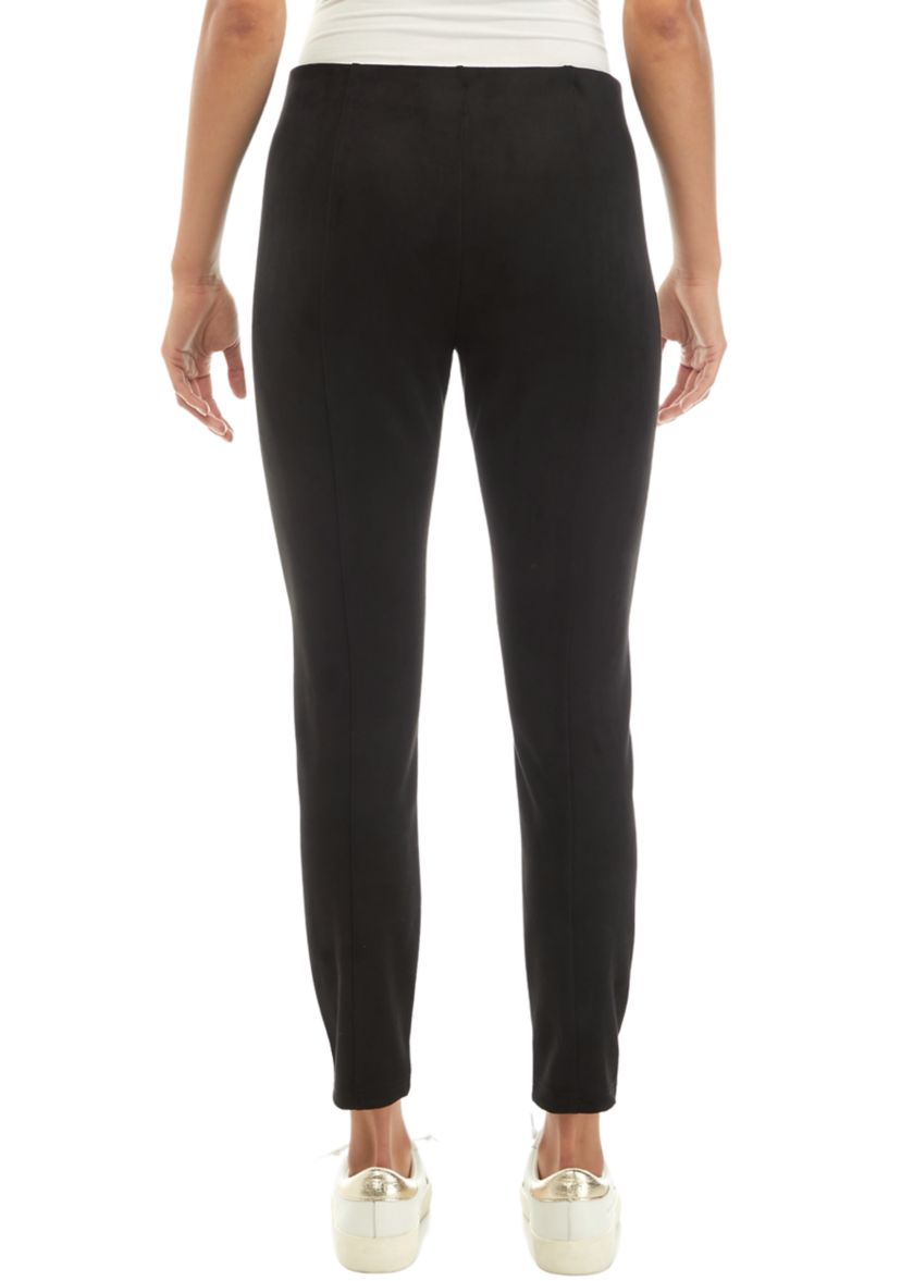 Womens Vegan Suede Leggings