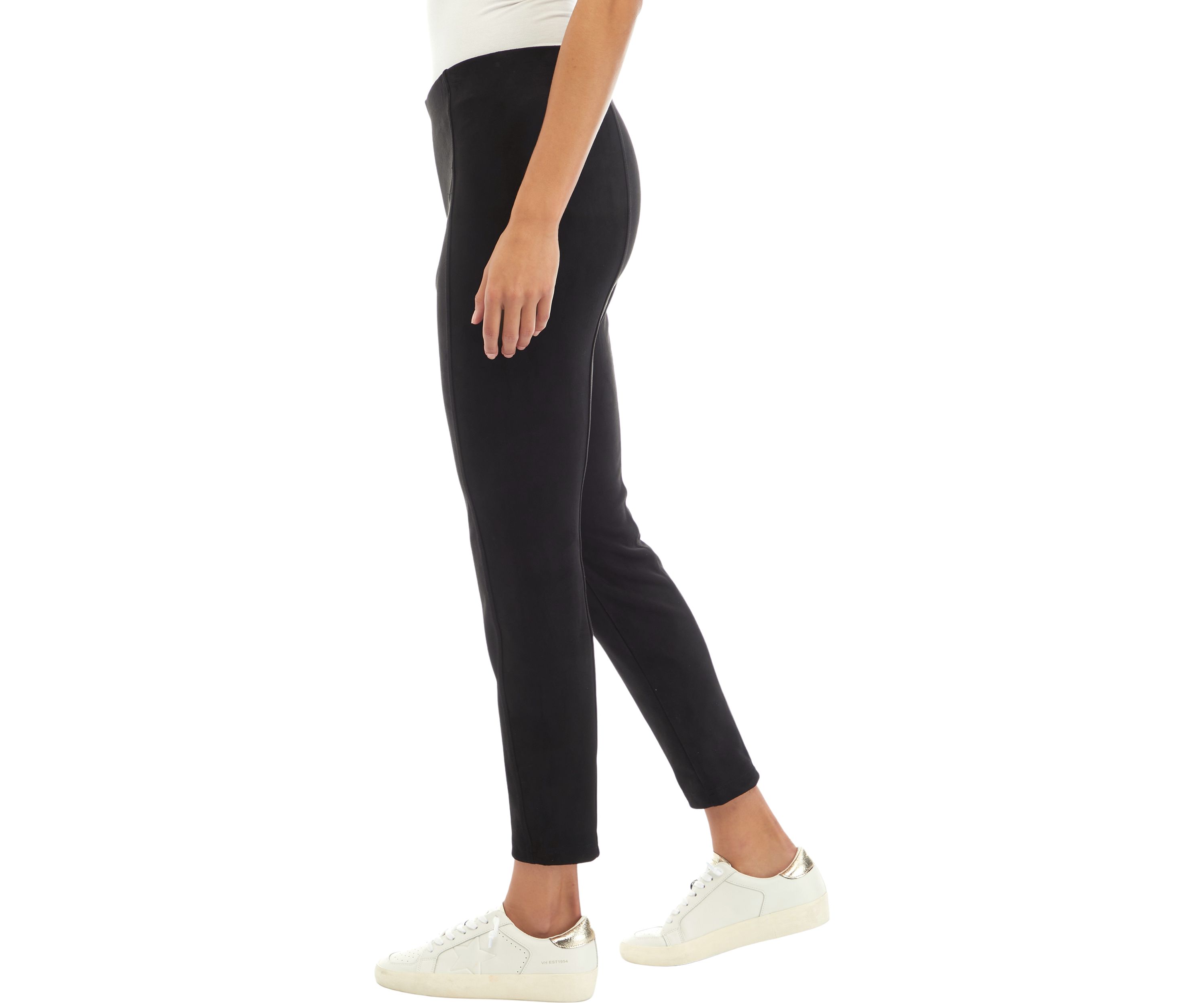 Womens Vegan Suede Leggings
