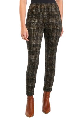 Women's Plaid Printed Leggings