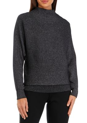 Long Sleeve Funnel Neck Sweater