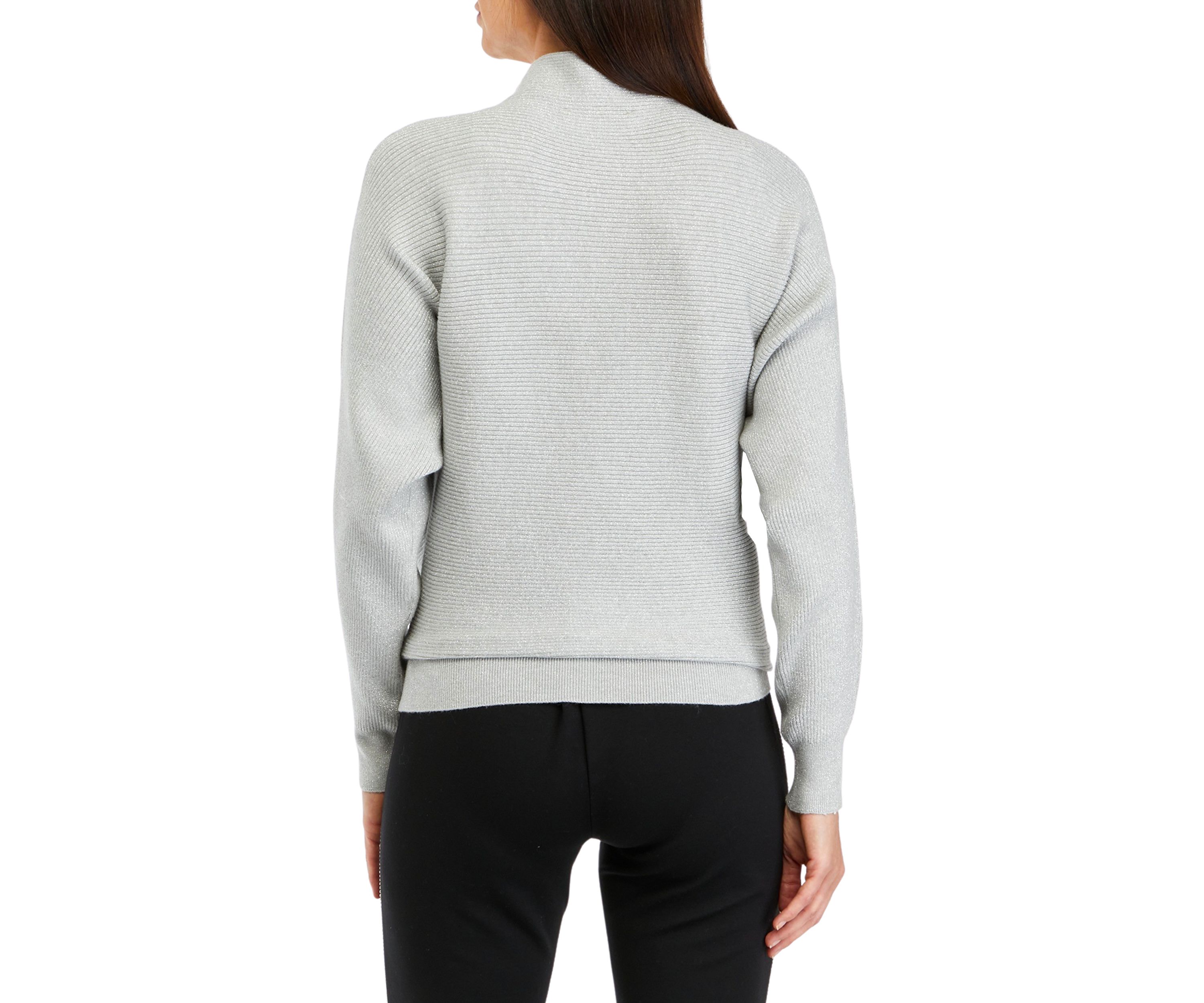 Long Sleeve Funnel Neck Sweater 