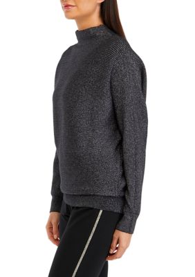 Long Sleeve Funnel Neck Sweater