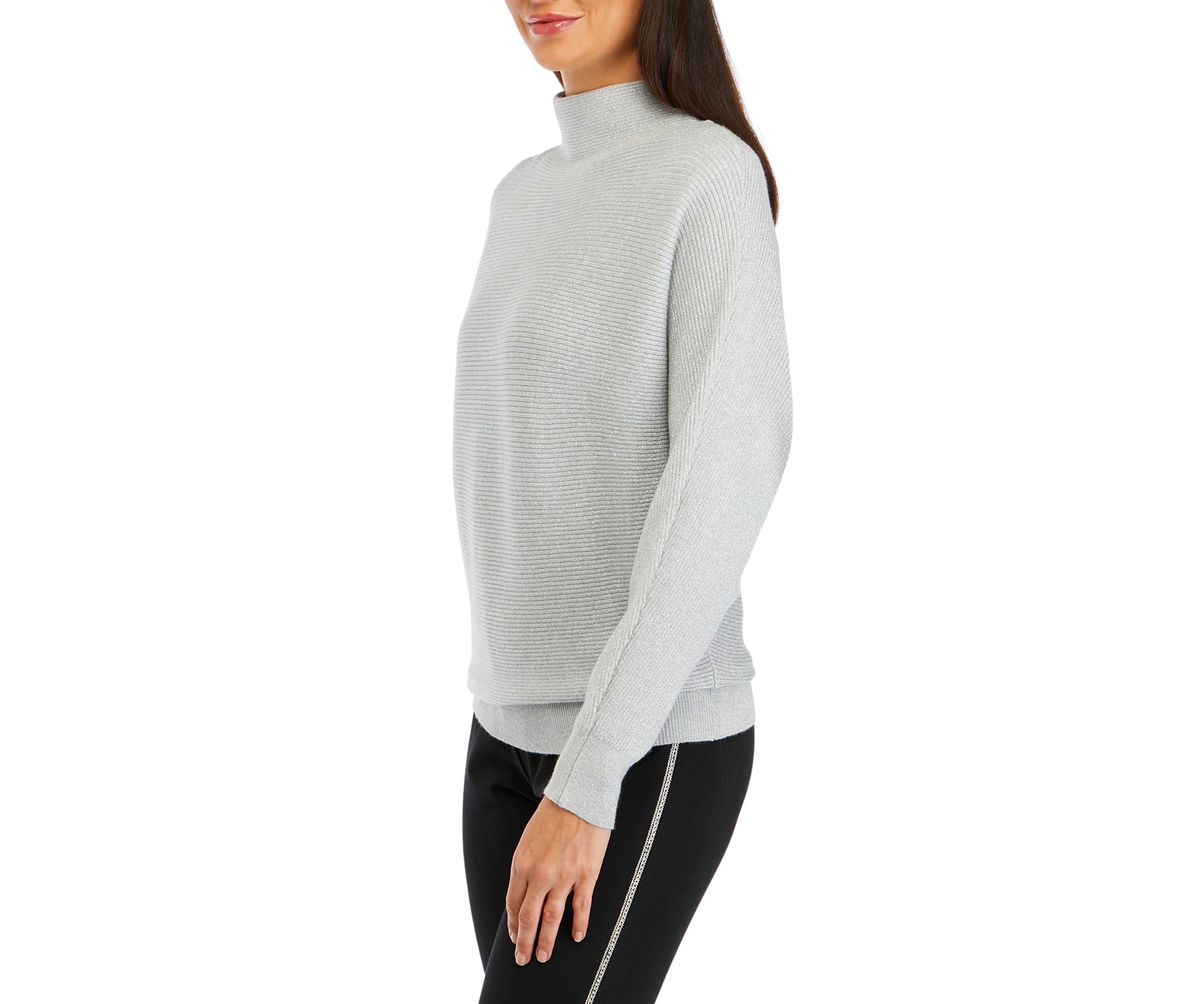 Long Sleeve Funnel Neck Sweater 