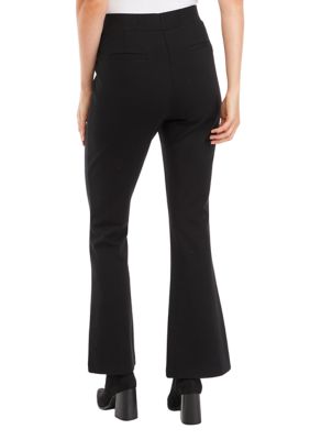 Front Seam Flare Ponte Pants