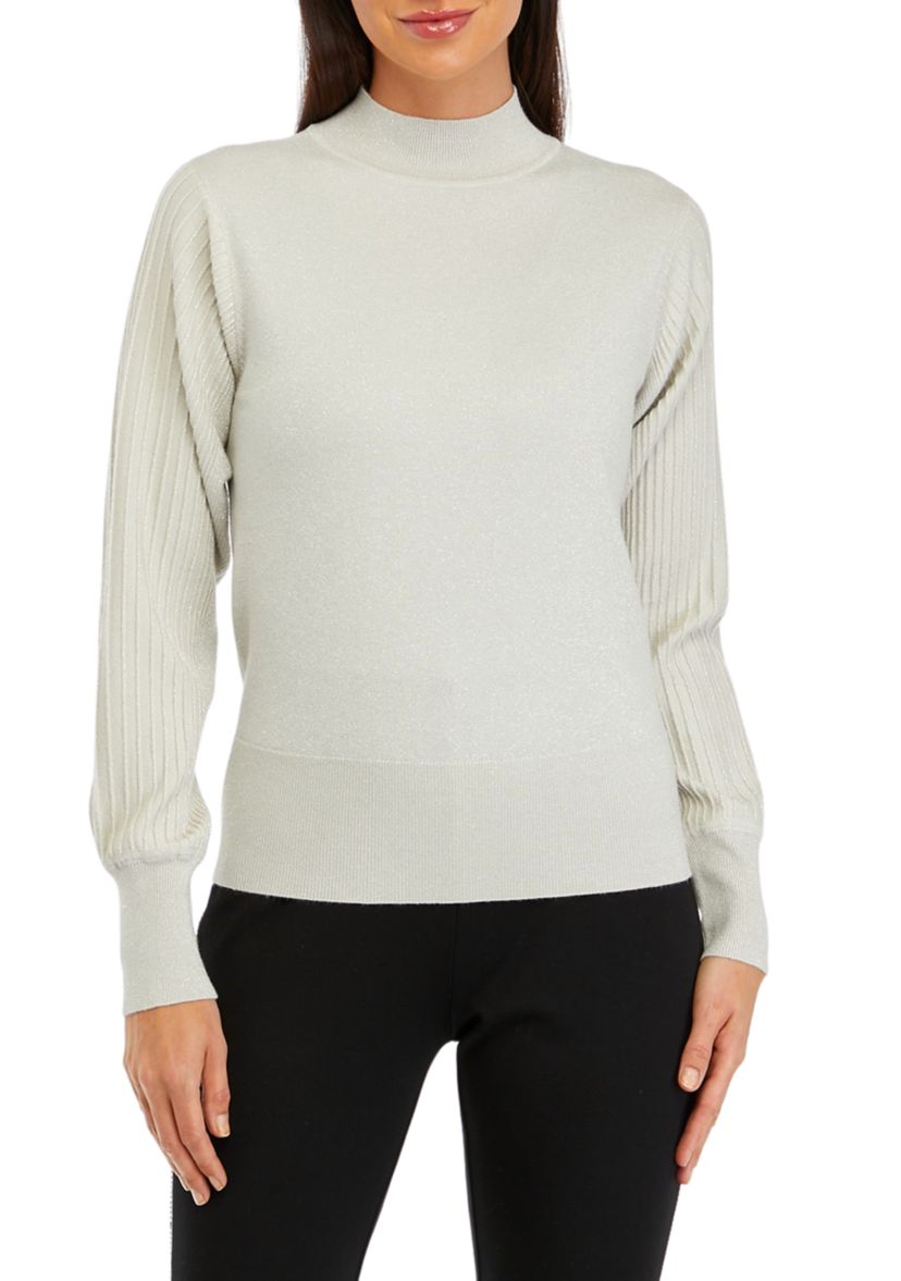 Long Sleeve Mock Neck Sweater 